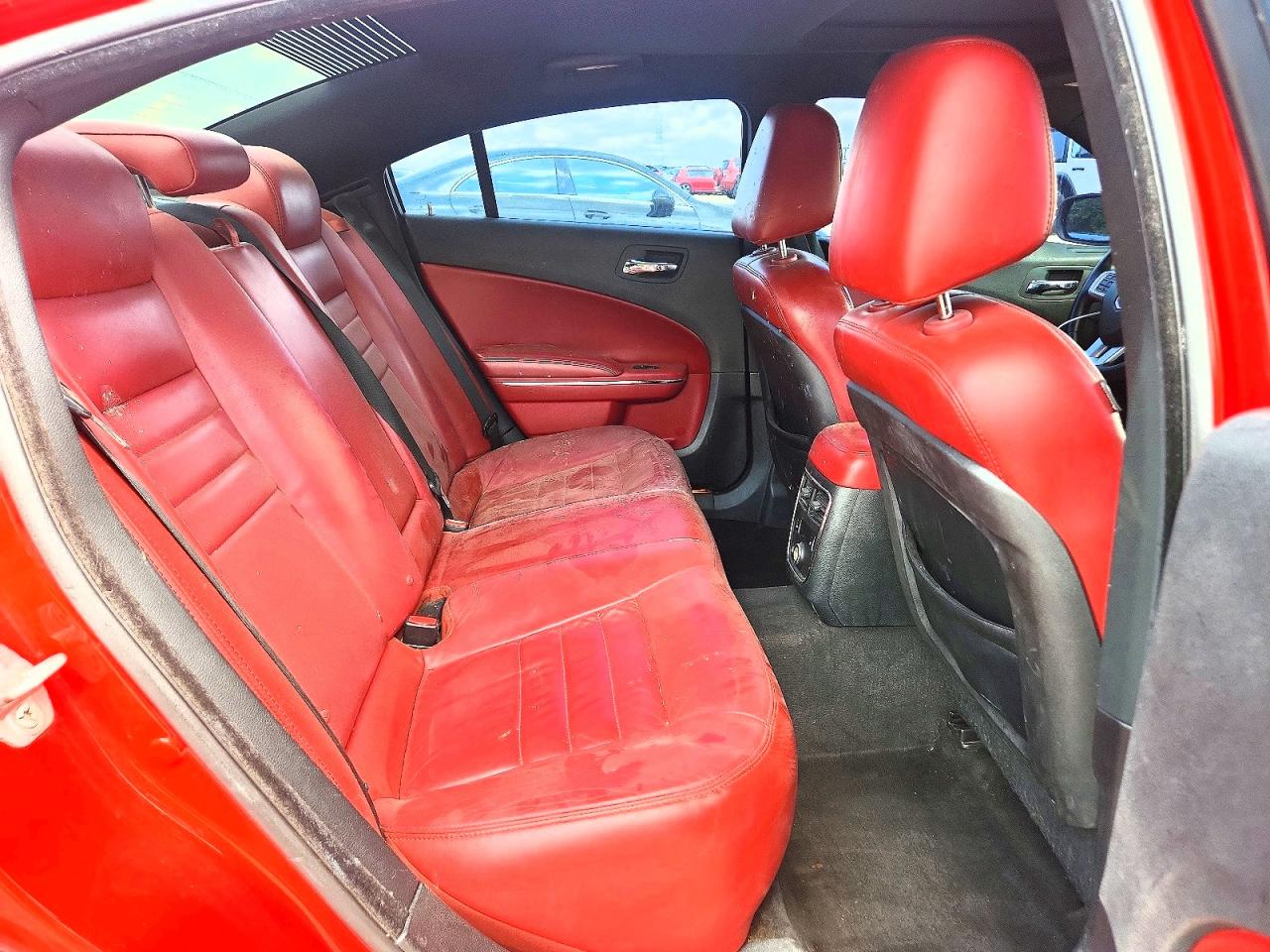 2014 Dodge Charger Sxt Red vin: 2C3CDXHG1EH204776