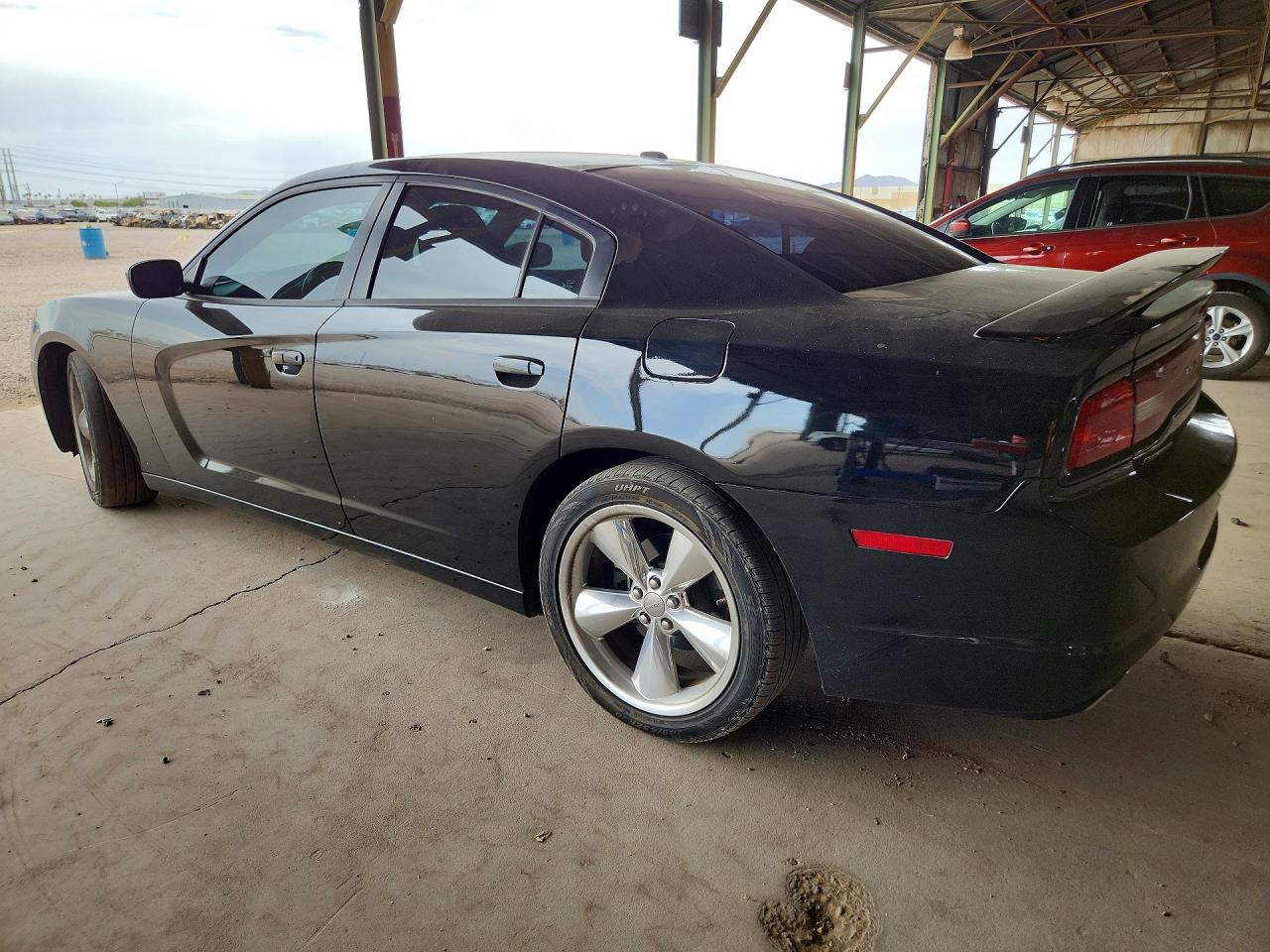 2014 Dodge Charger Sxt Black vin: 2C3CDXHG1EH315716