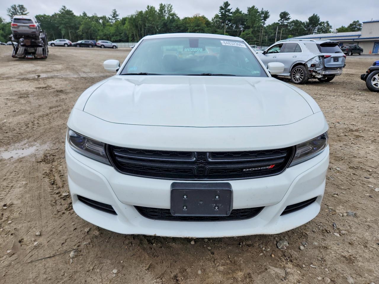 2015 Dodge Charger Sxt White vin: 2C3CDXHG1FH840079