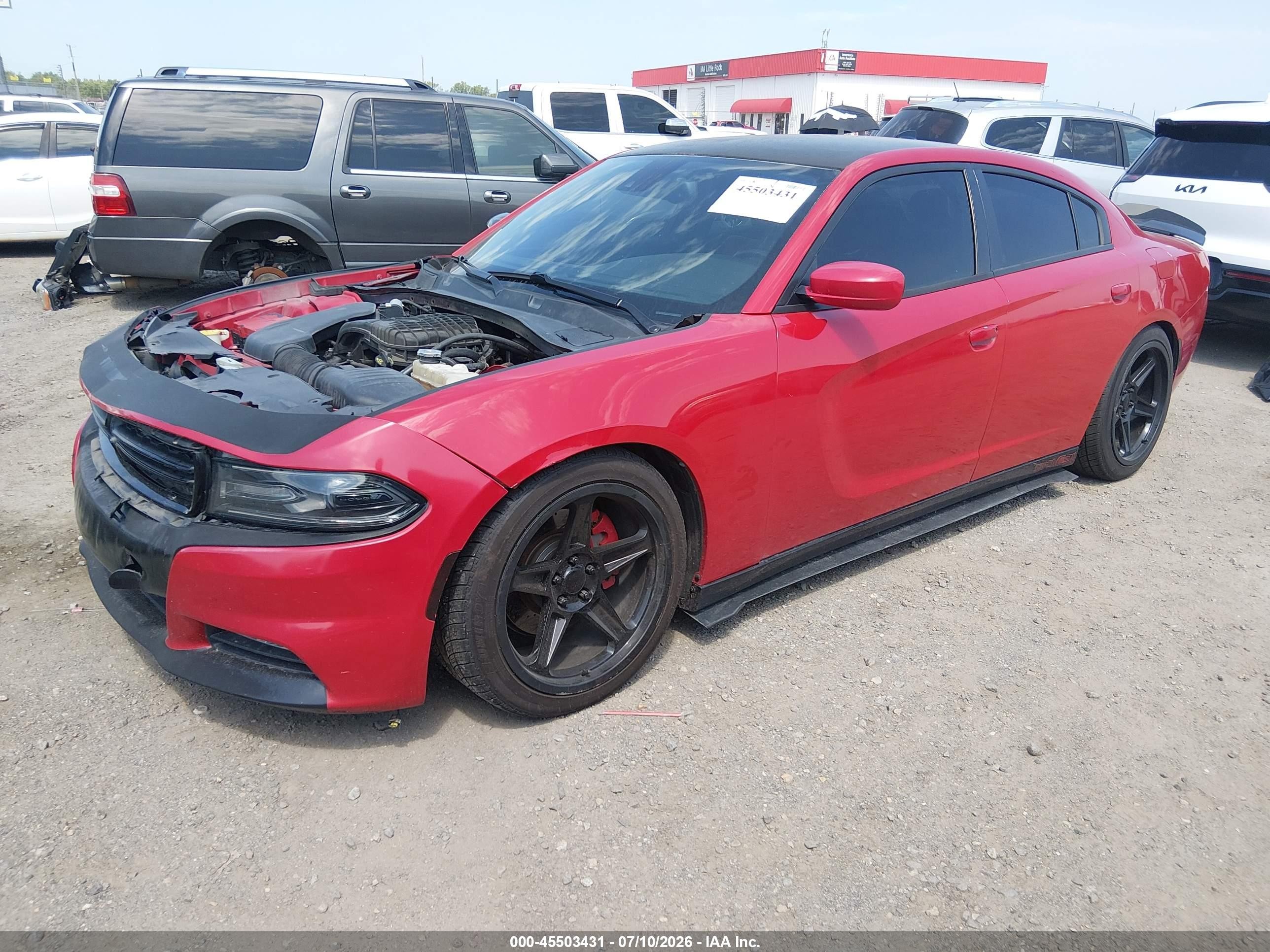 2015 Dodge Charger Sxt Красный vin: 2C3CDXHG1FH842981