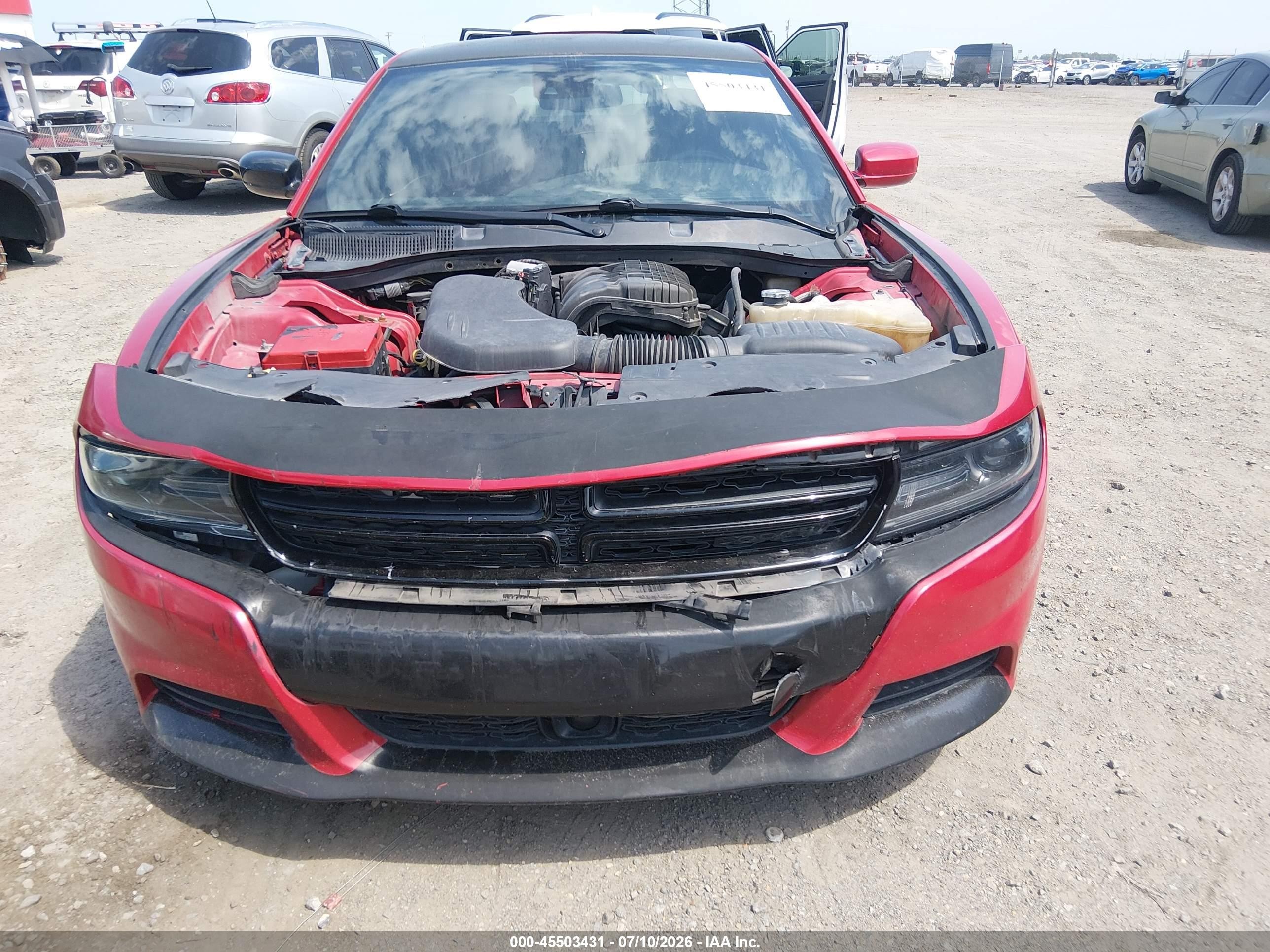 2015 Dodge Charger Sxt Красный vin: 2C3CDXHG1FH842981