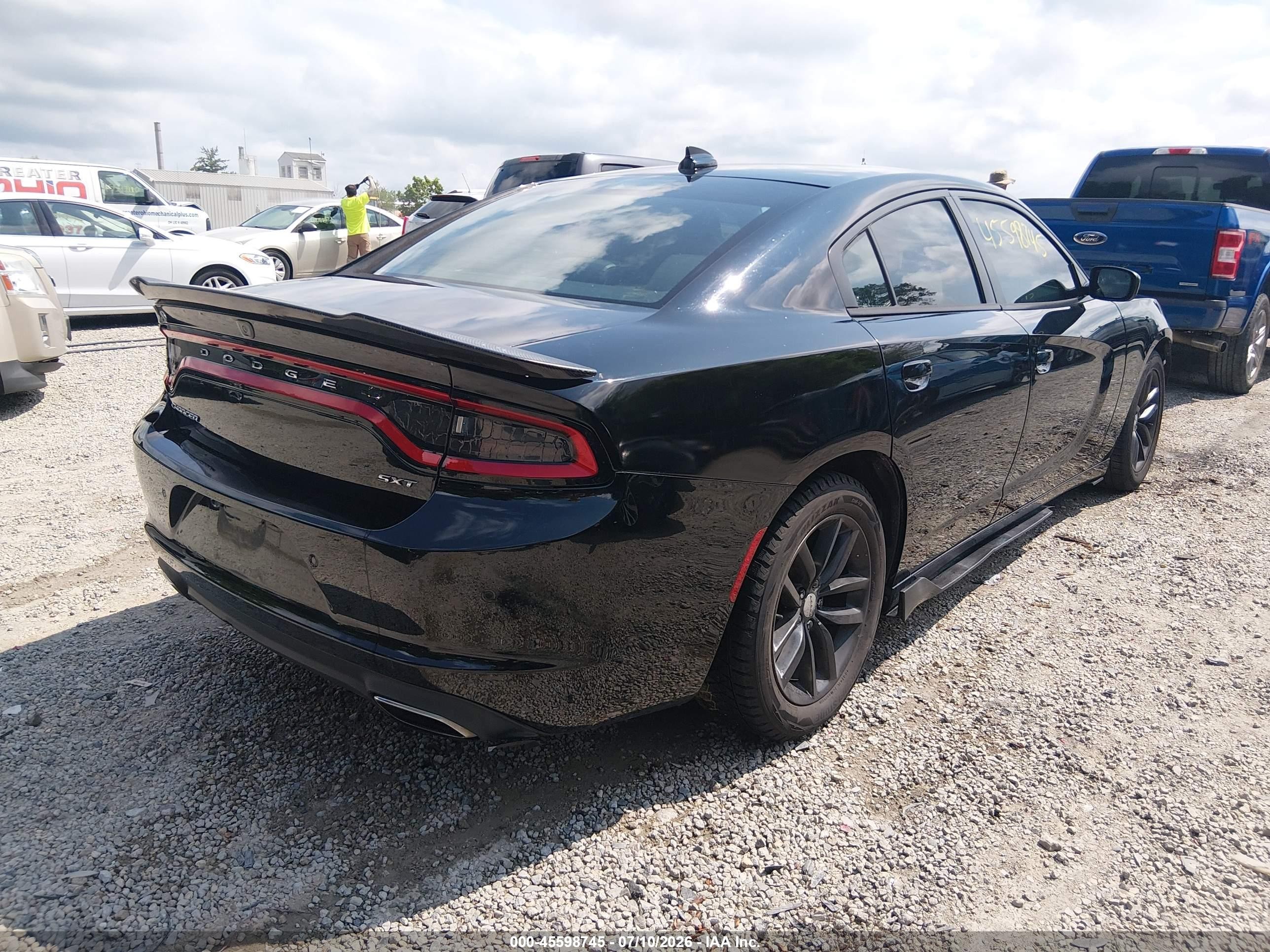2015 Dodge Charger Sxt Черный vin: 2C3CDXHG1FH857643