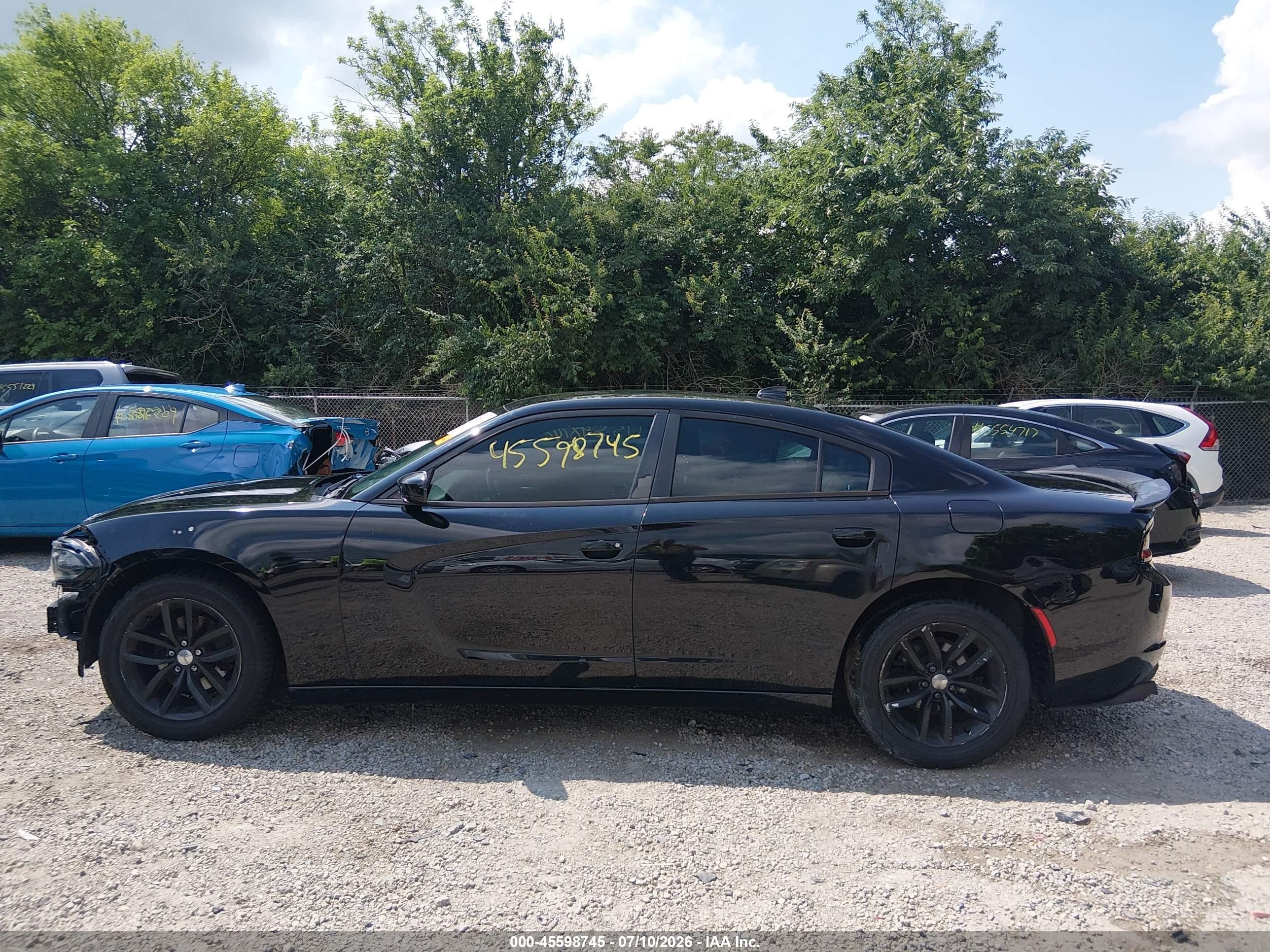 2015 Dodge Charger Sxt Черный vin: 2C3CDXHG1FH857643