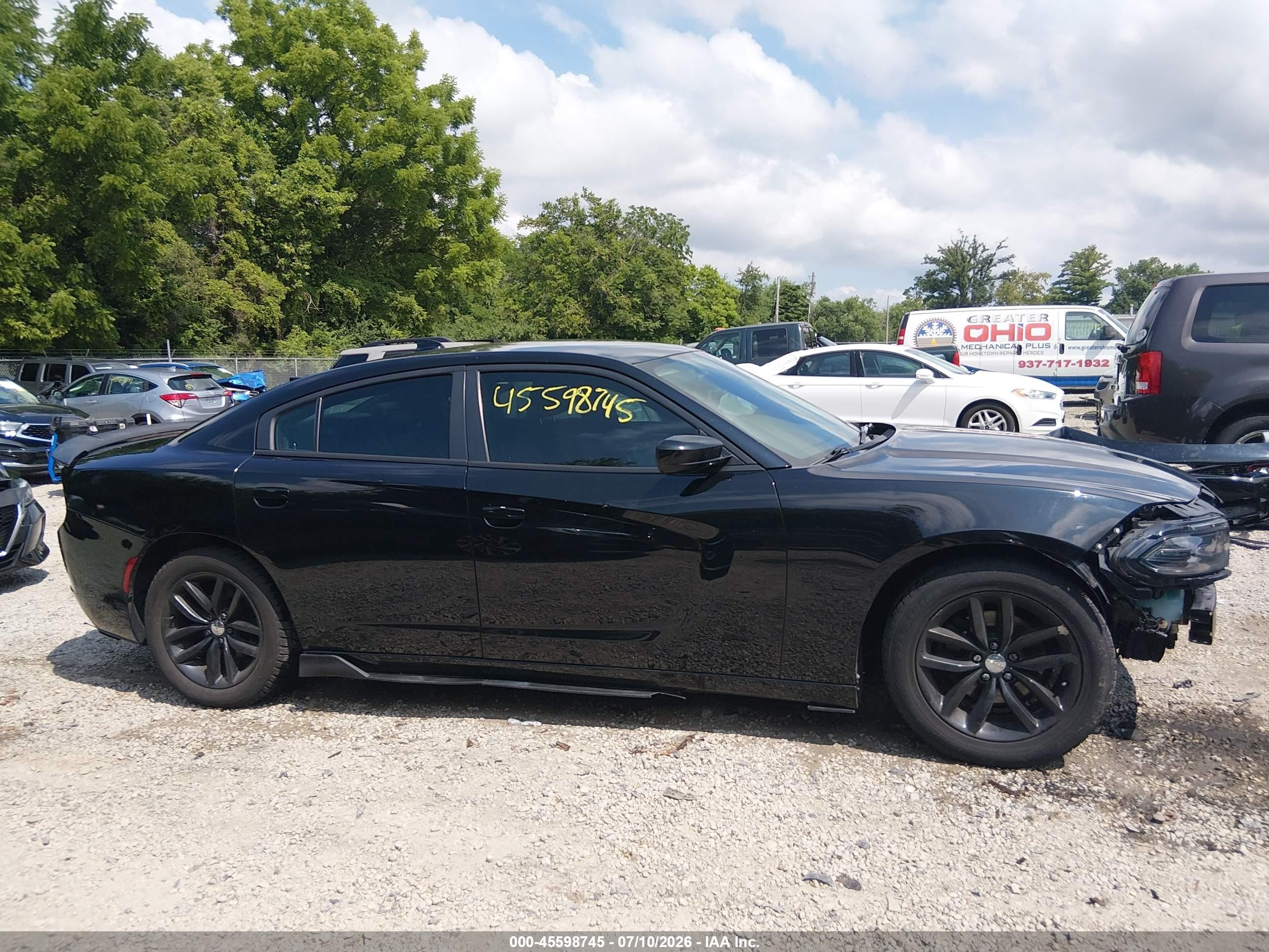 2015 Dodge Charger Sxt Черный vin: 2C3CDXHG1FH857643