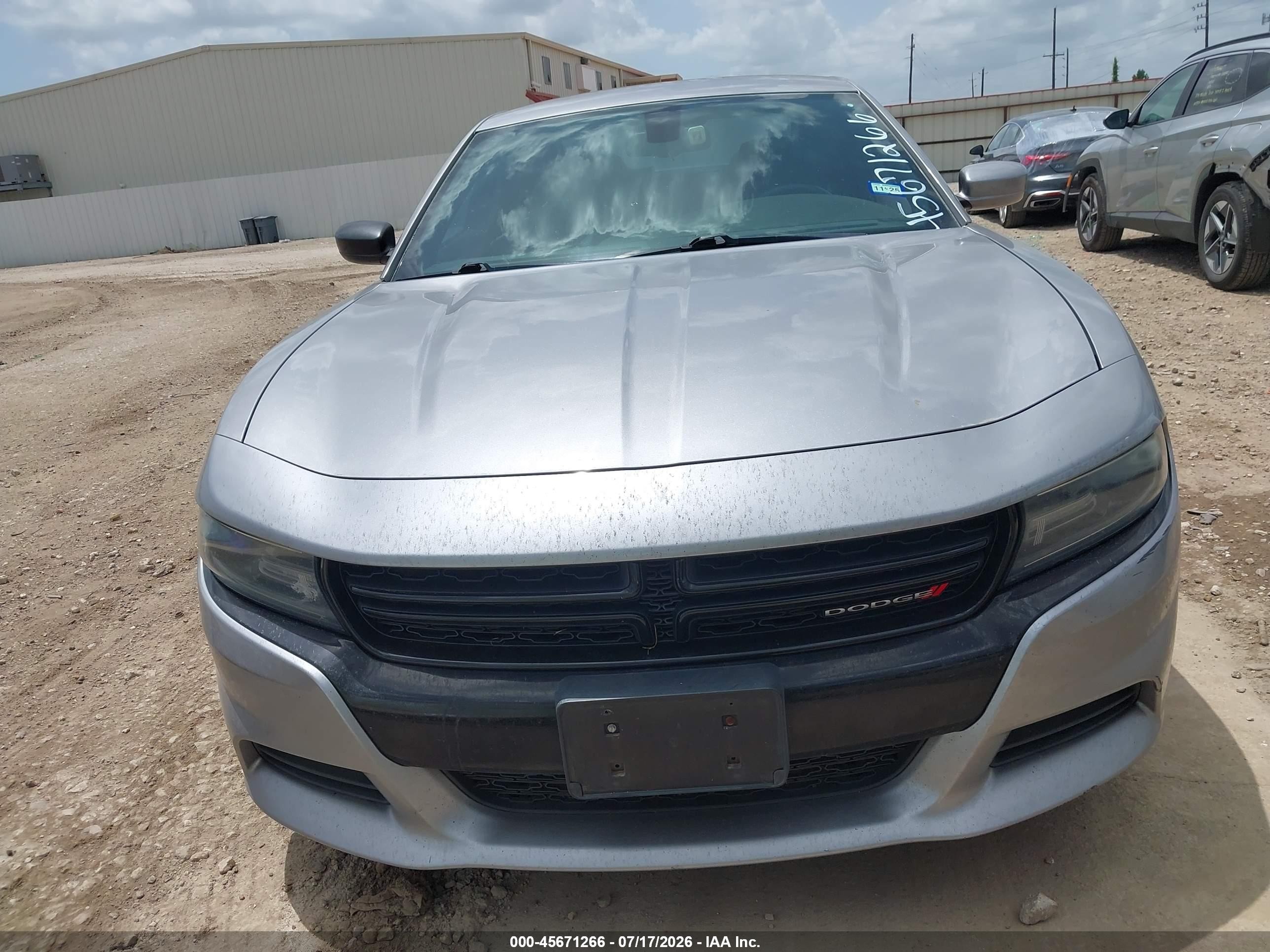 2015 Dodge Charger Sxt Серый vin: 2C3CDXHG1FH880761