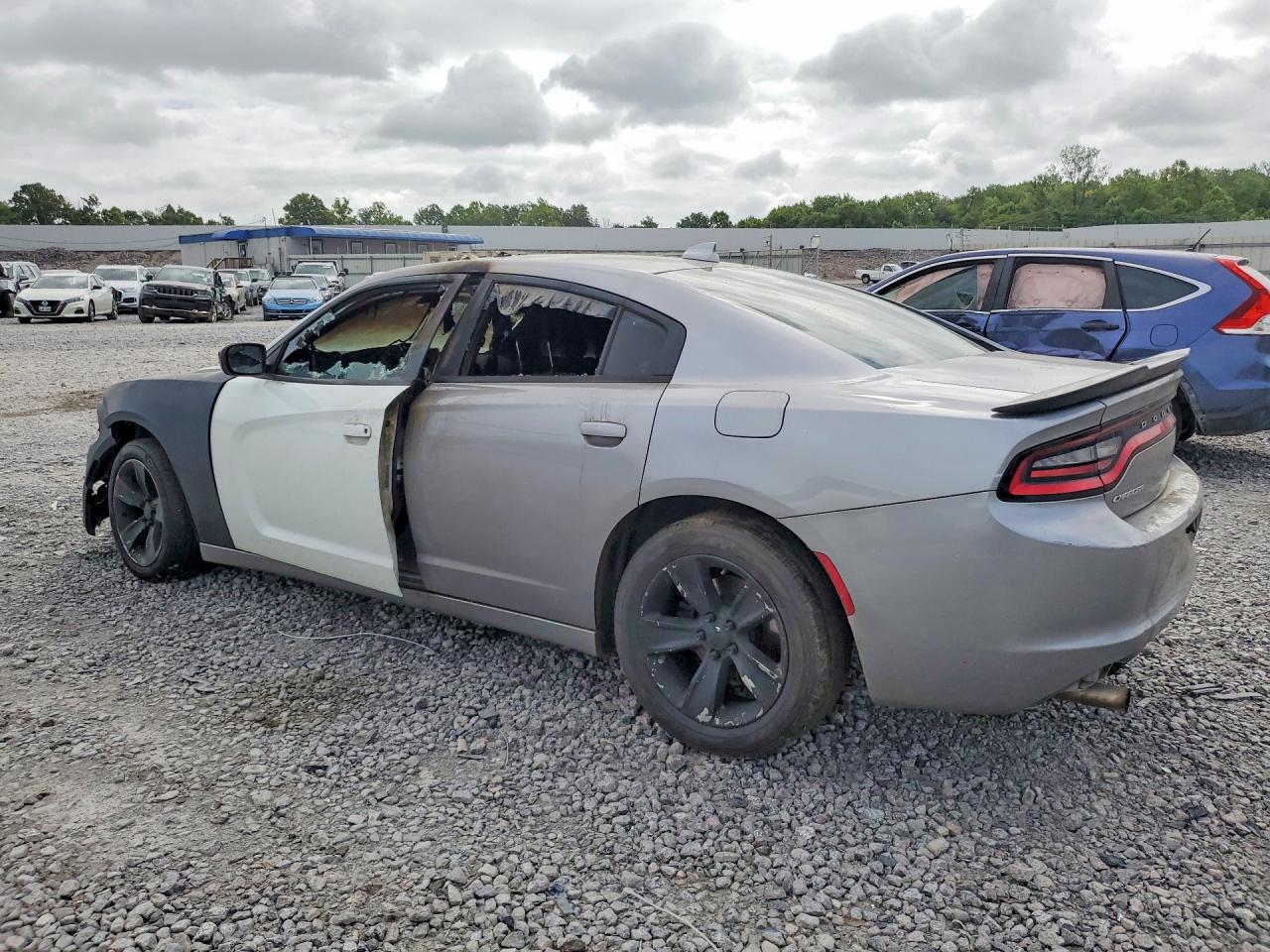 2016 Dodge Charger Sxt Silver vin: 2C3CDXHG1GH138720