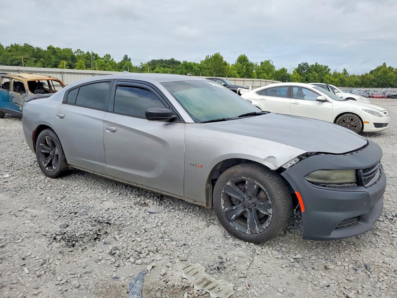 2016 Dodge Charger Sxt Silver vin: 2C3CDXHG1GH138720