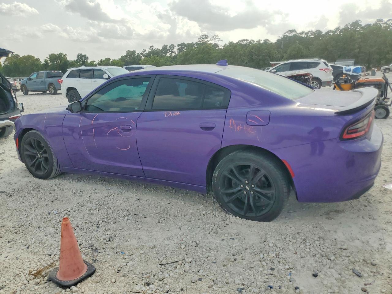 2016 Dodge Charger Sxt Purple vin: 2C3CDXHG1GH150558