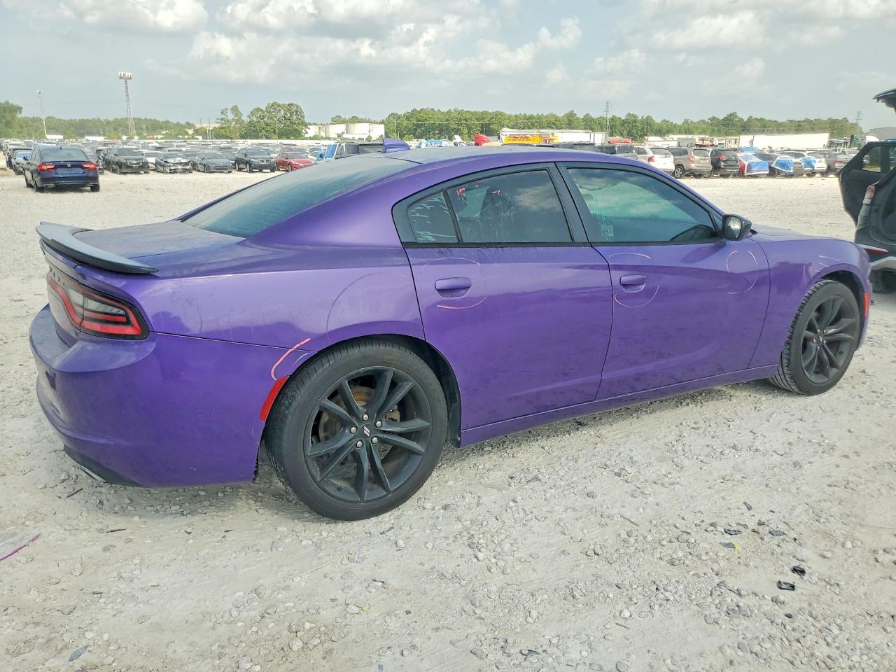 2016 Dodge Charger Sxt Purple vin: 2C3CDXHG1GH150558