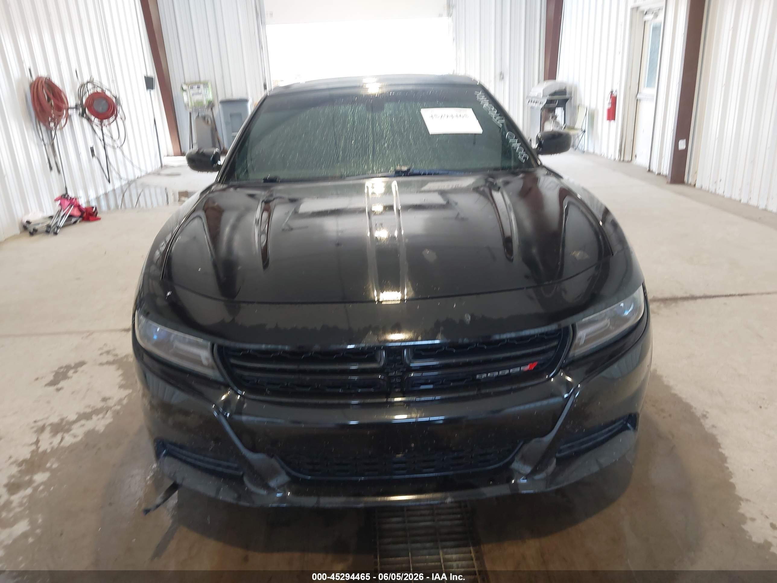 2016 Dodge Charger Sxt Black vin: 2C3CDXHG1GH310440