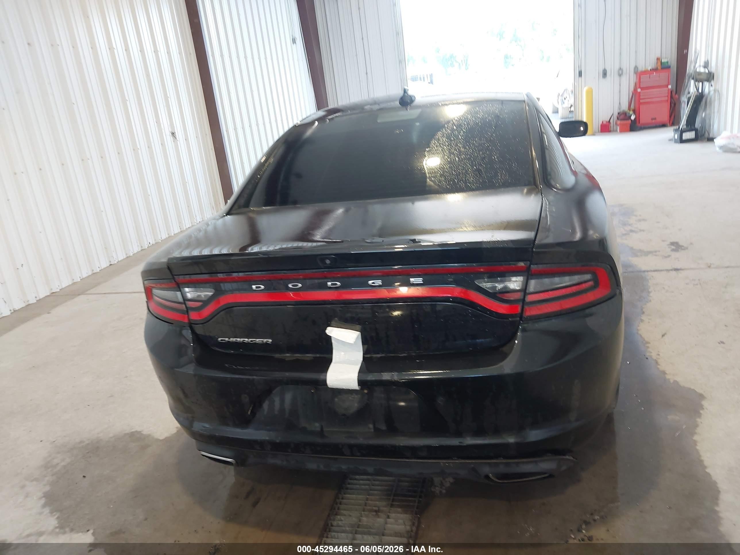 2016 Dodge Charger Sxt Black vin: 2C3CDXHG1GH310440