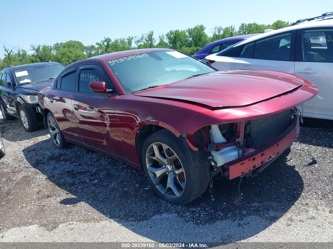 2017 Dodge Charger Sxt Rwd Burgundy vin: 2C3CDXHG1HH504094