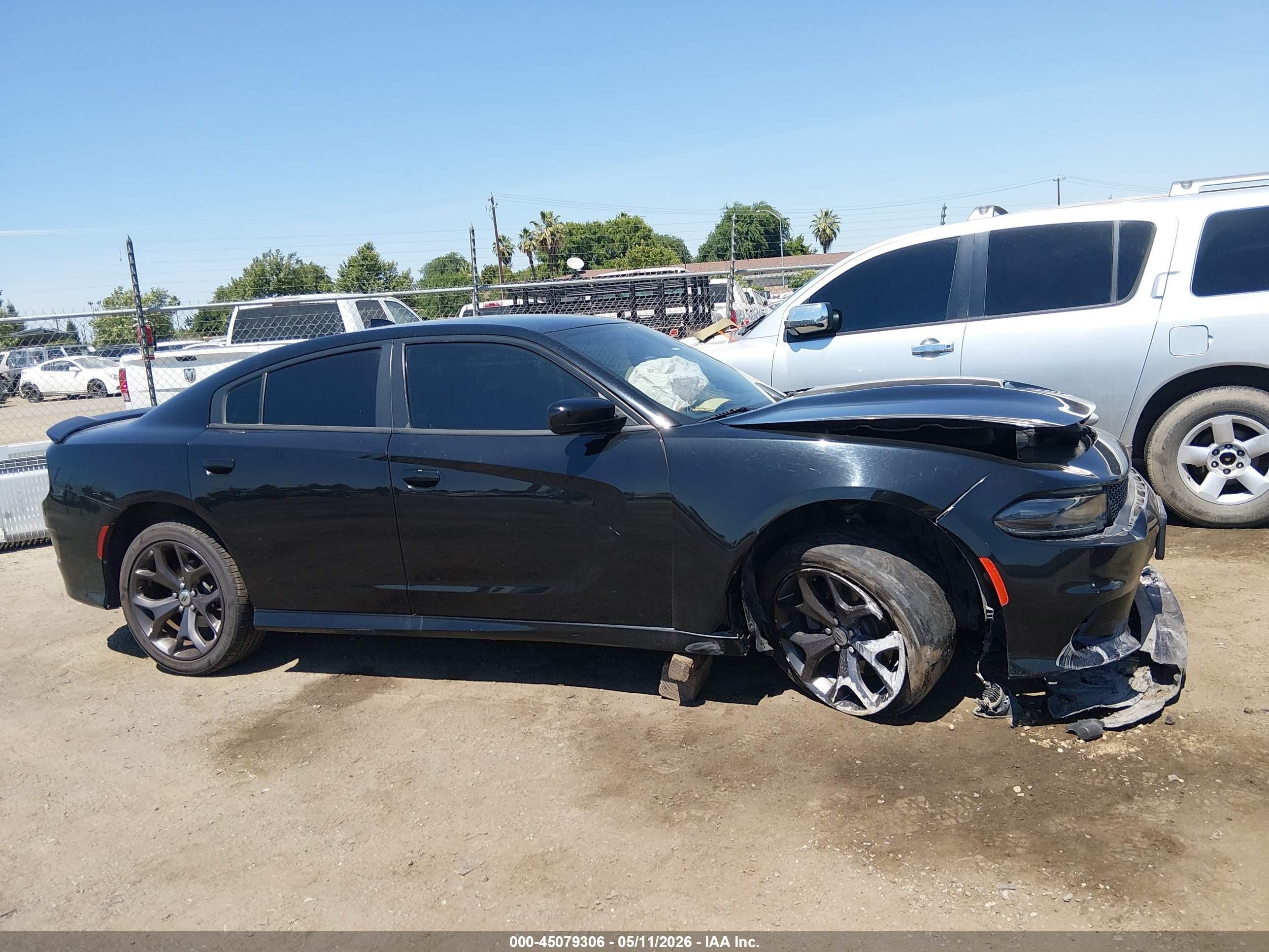 2019 Dodge Charger Gt Rwd Black vin: 2C3CDXHG1KH749243