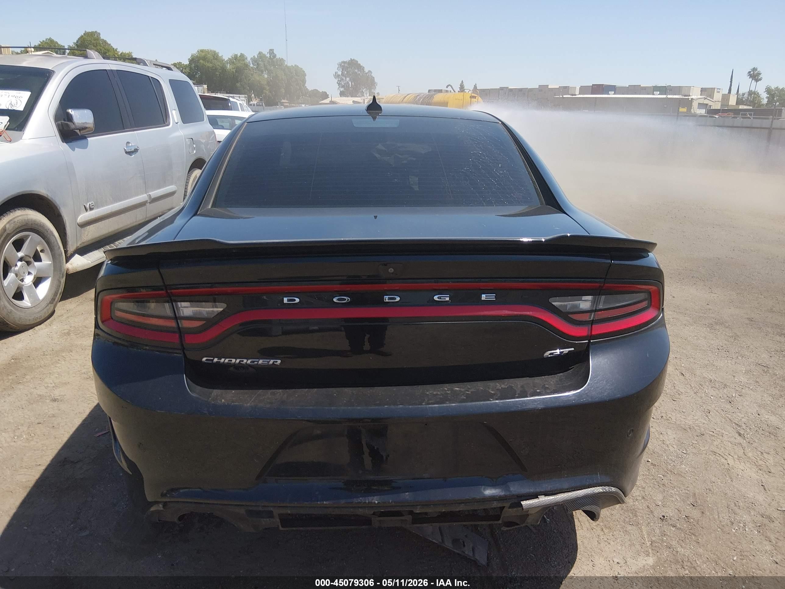 2019 Dodge Charger Gt Rwd Black vin: 2C3CDXHG1KH749243