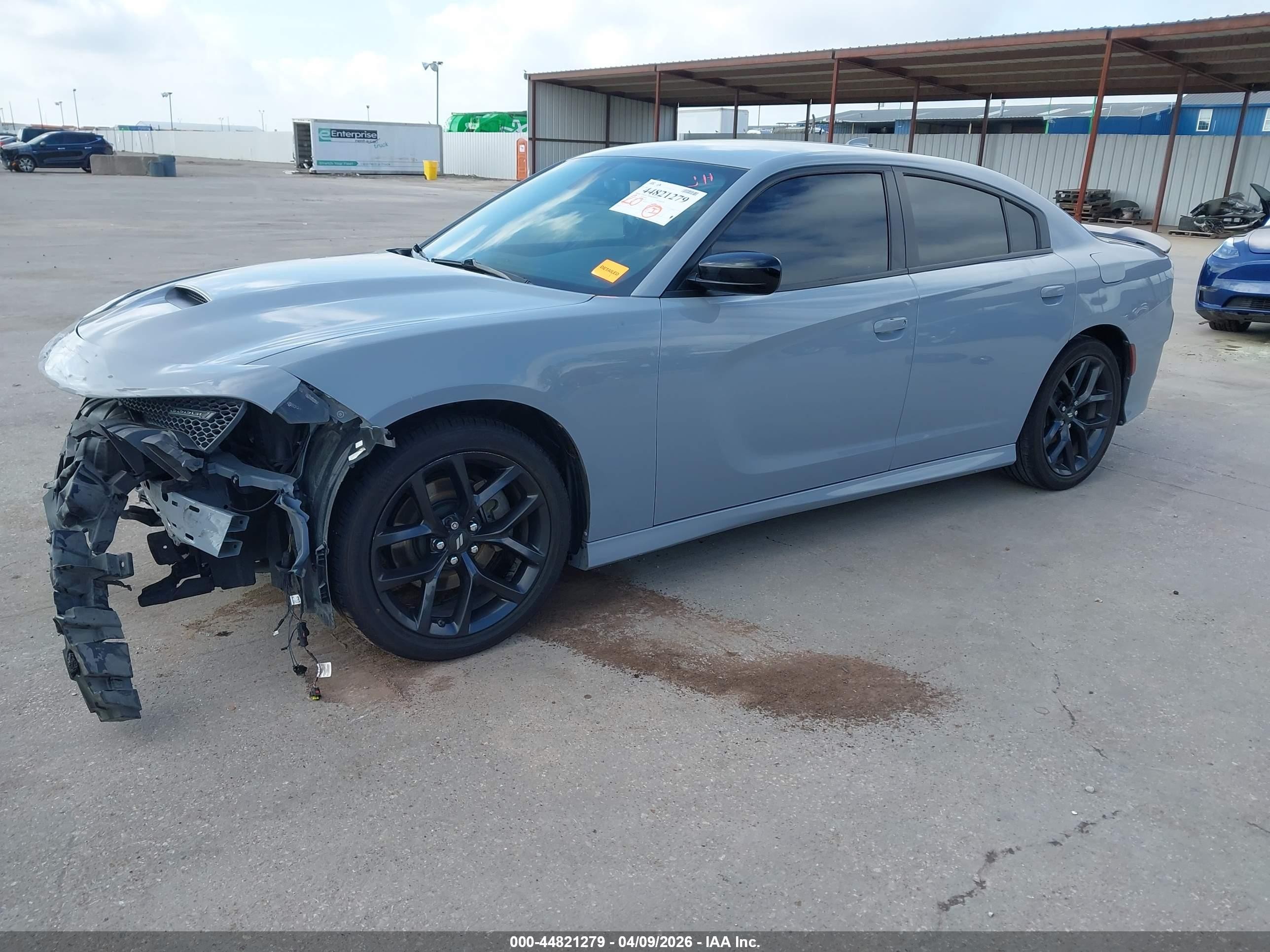 2022 Dodge Charger Gt Rwd Gray vin: 2C3CDXHG1NH146149