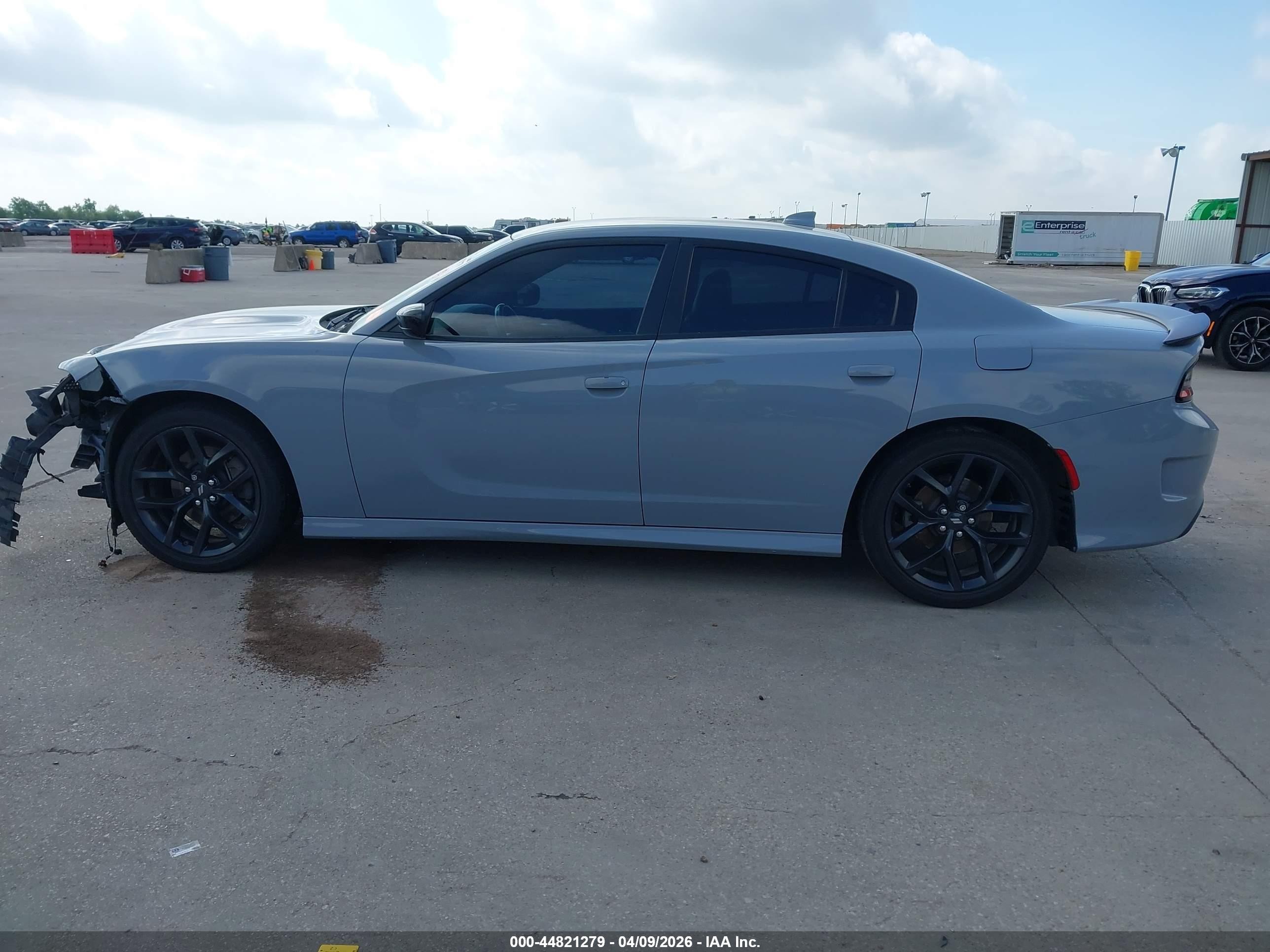 2022 Dodge Charger Gt Rwd Gray vin: 2C3CDXHG1NH146149