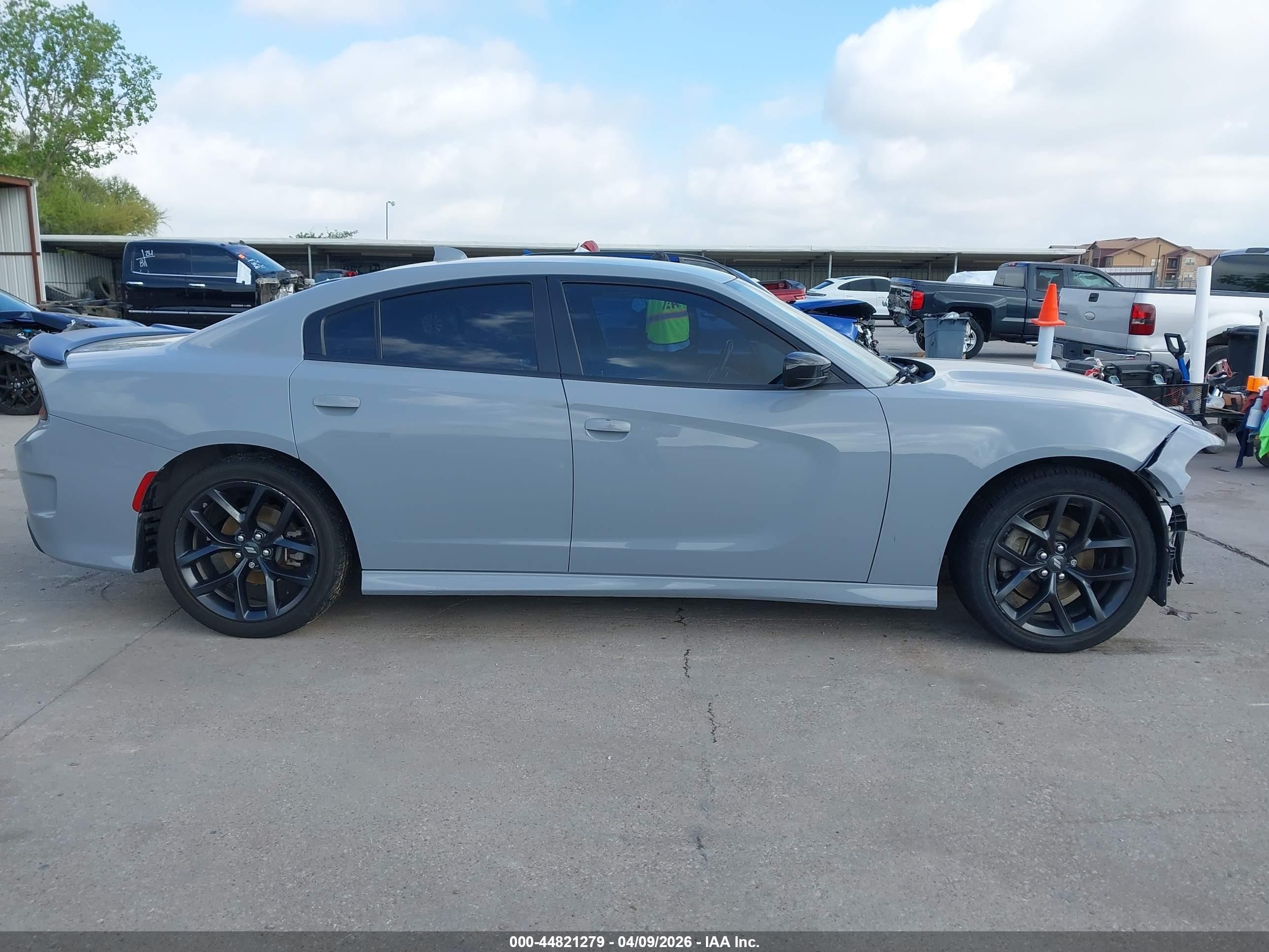 2022 Dodge Charger Gt Rwd Gray vin: 2C3CDXHG1NH146149