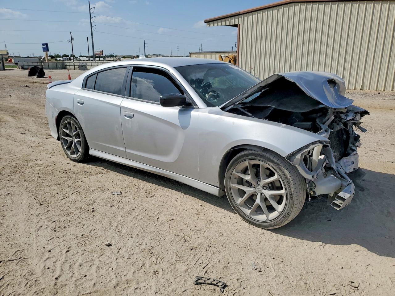2023 Dodge Charger Gt Silver vin: 2C3CDXHG1PH606719