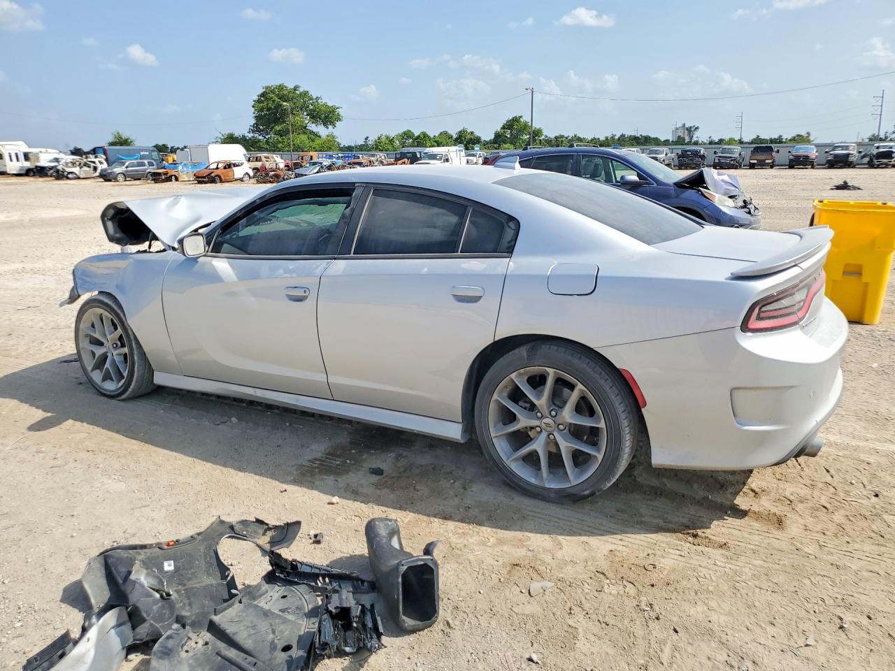 2023 Dodge Charger Gt Silver vin: 2C3CDXHG1PH606719