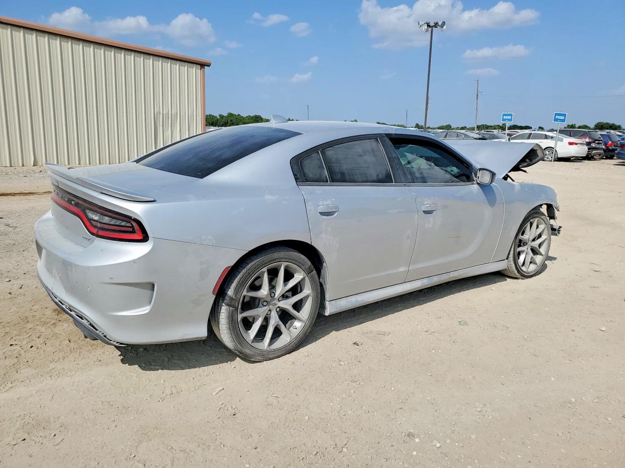 2023 Dodge Charger Gt Silver vin: 2C3CDXHG1PH606719