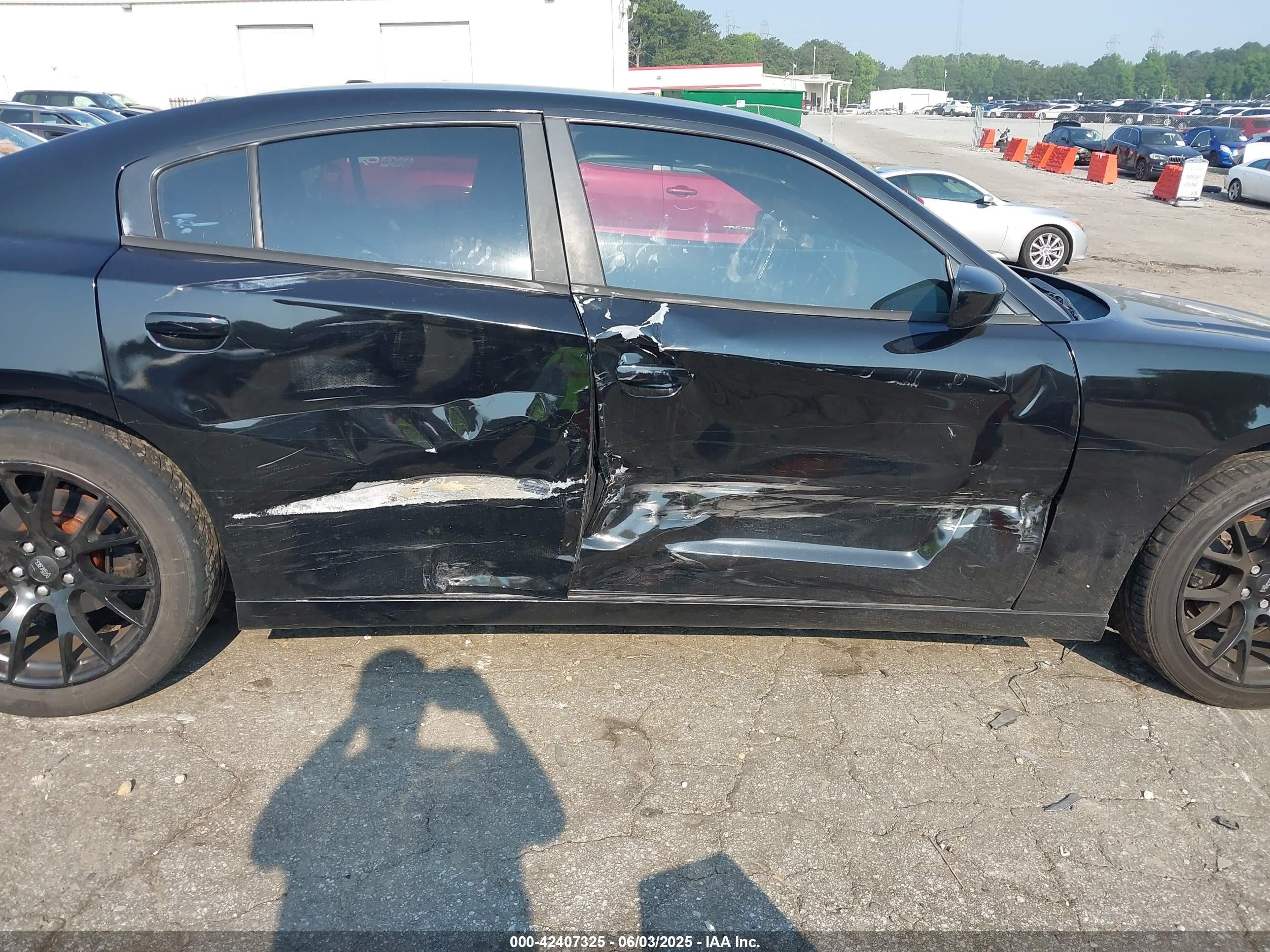 2012 Dodge Charger Sxt Black vin: 2C3CDXHG2CH134945
