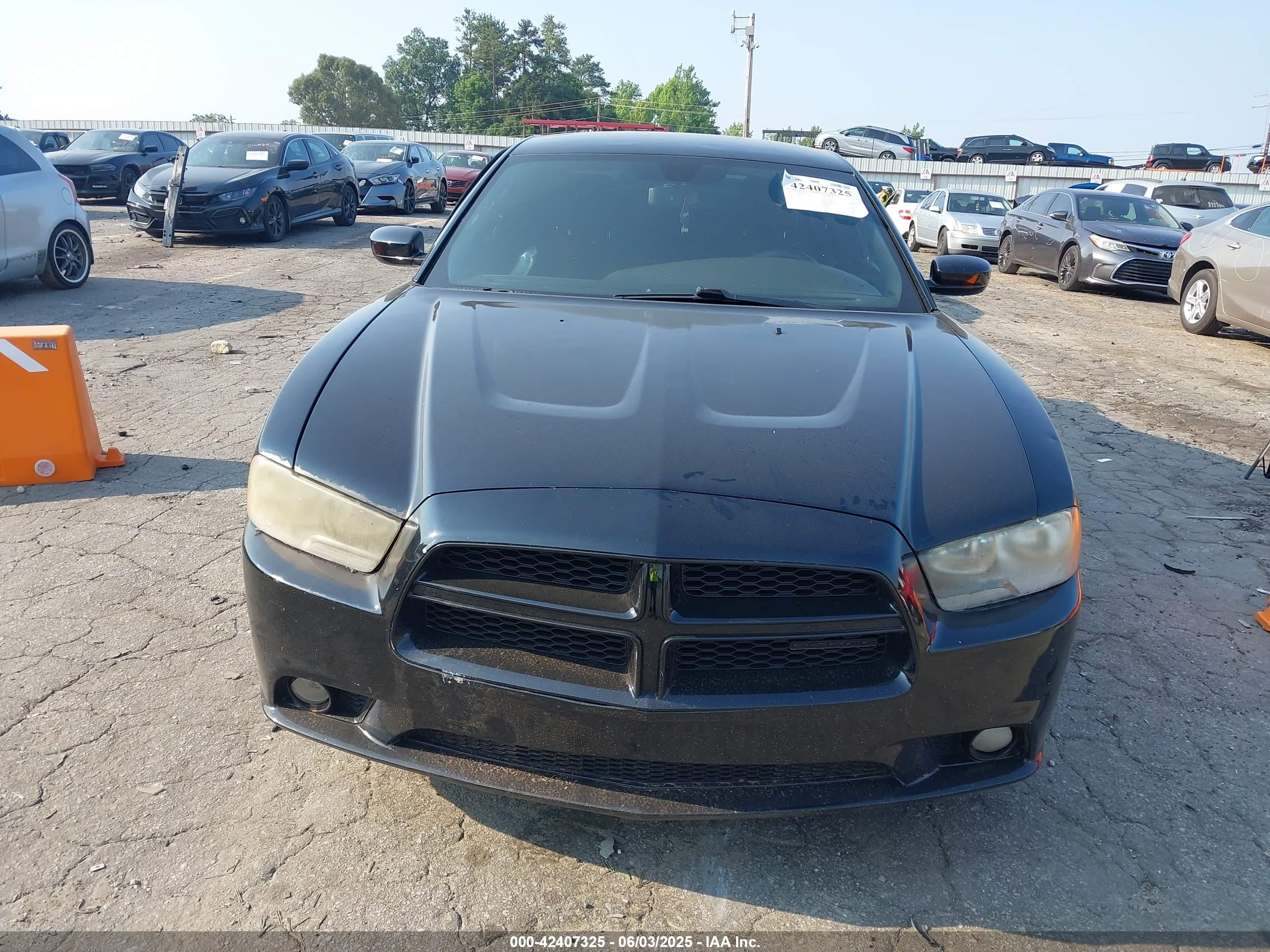 2012 Dodge Charger Sxt Black vin: 2C3CDXHG2CH134945