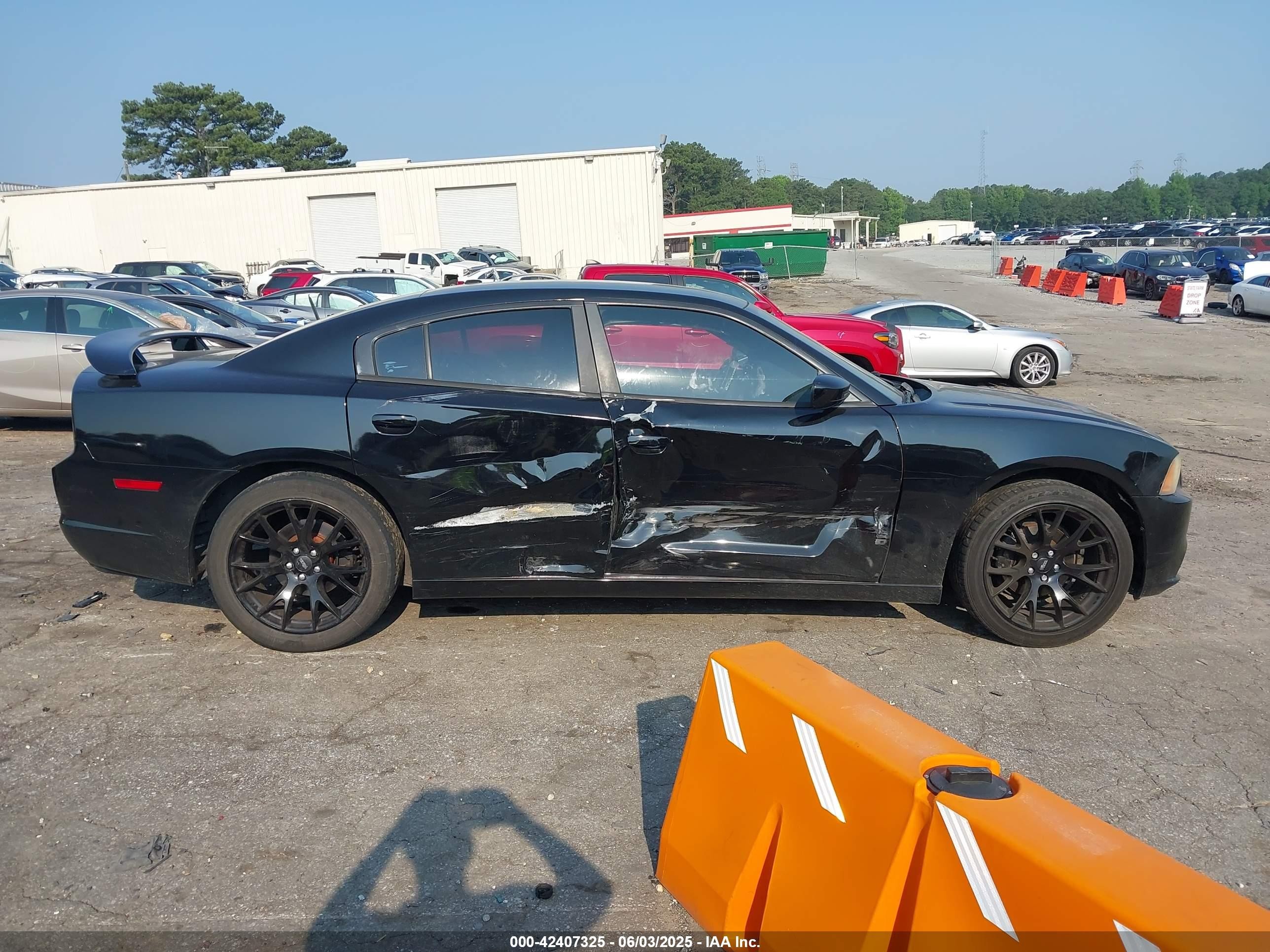 2012 Dodge Charger Sxt Black vin: 2C3CDXHG2CH134945