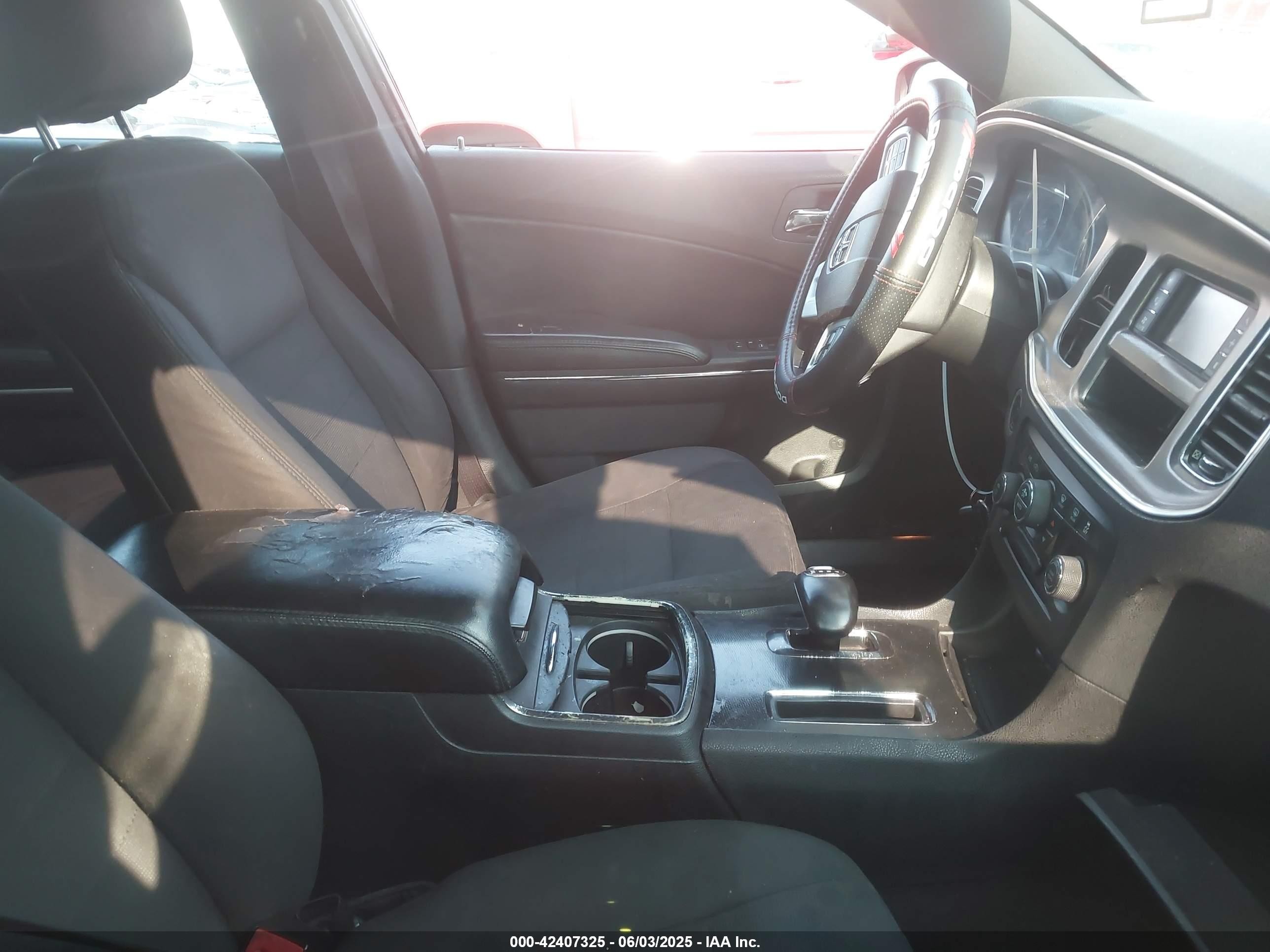 2012 Dodge Charger Sxt Black vin: 2C3CDXHG2CH134945