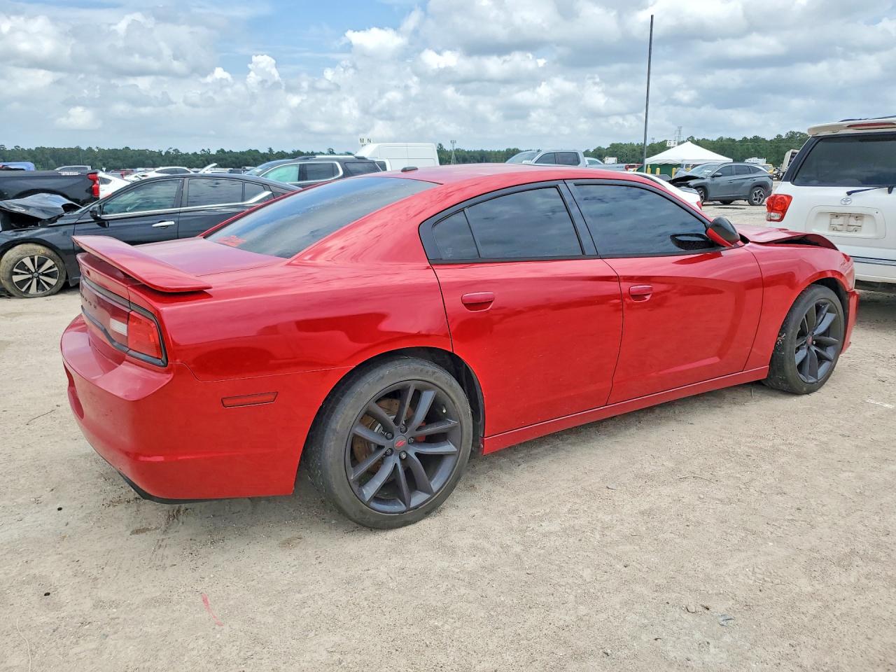 2012 Dodge Charger Sxt Red vin: 2C3CDXHG2CH270993