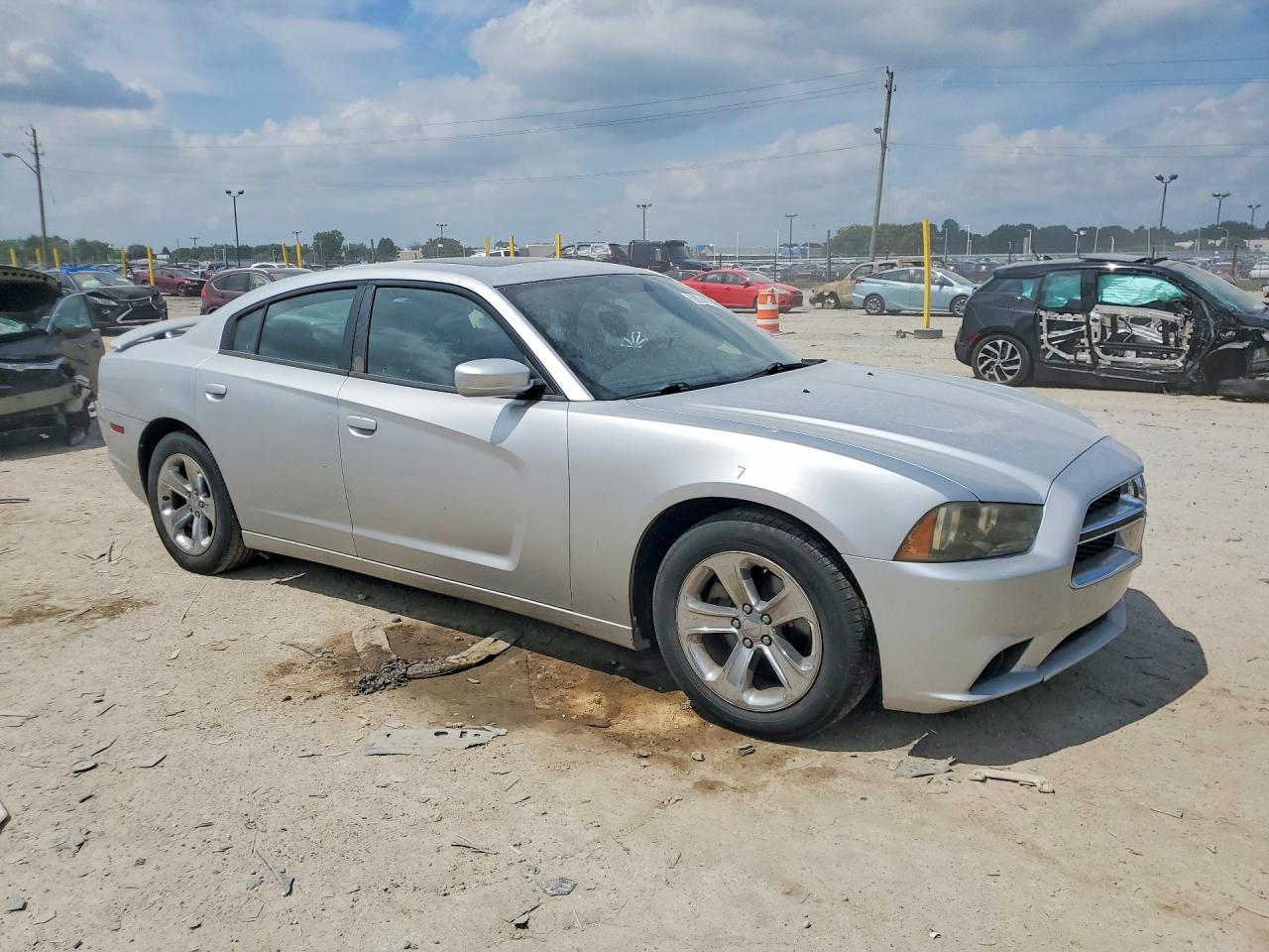 2012 Dodge Charger Sxt Silver vin: 2C3CDXHG2CH290371