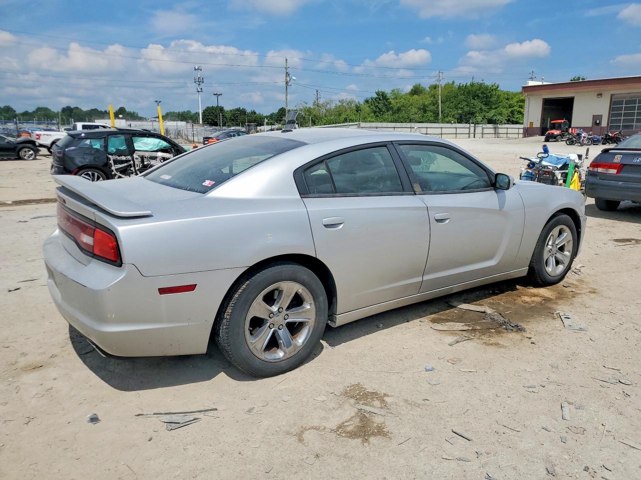 2012 Dodge Charger Sxt Silver vin: 2C3CDXHG2CH290371