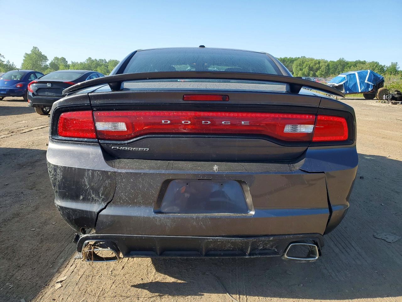 2013 Dodge Charger Sxt Gray vin: 2C3CDXHG2DH571328