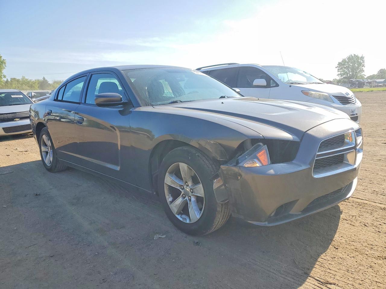 2013 Dodge Charger Sxt Gray vin: 2C3CDXHG2DH571328