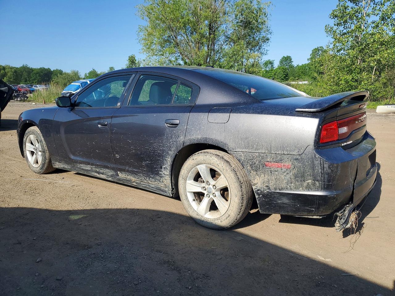 2013 Dodge Charger Sxt Gray vin: 2C3CDXHG2DH571328