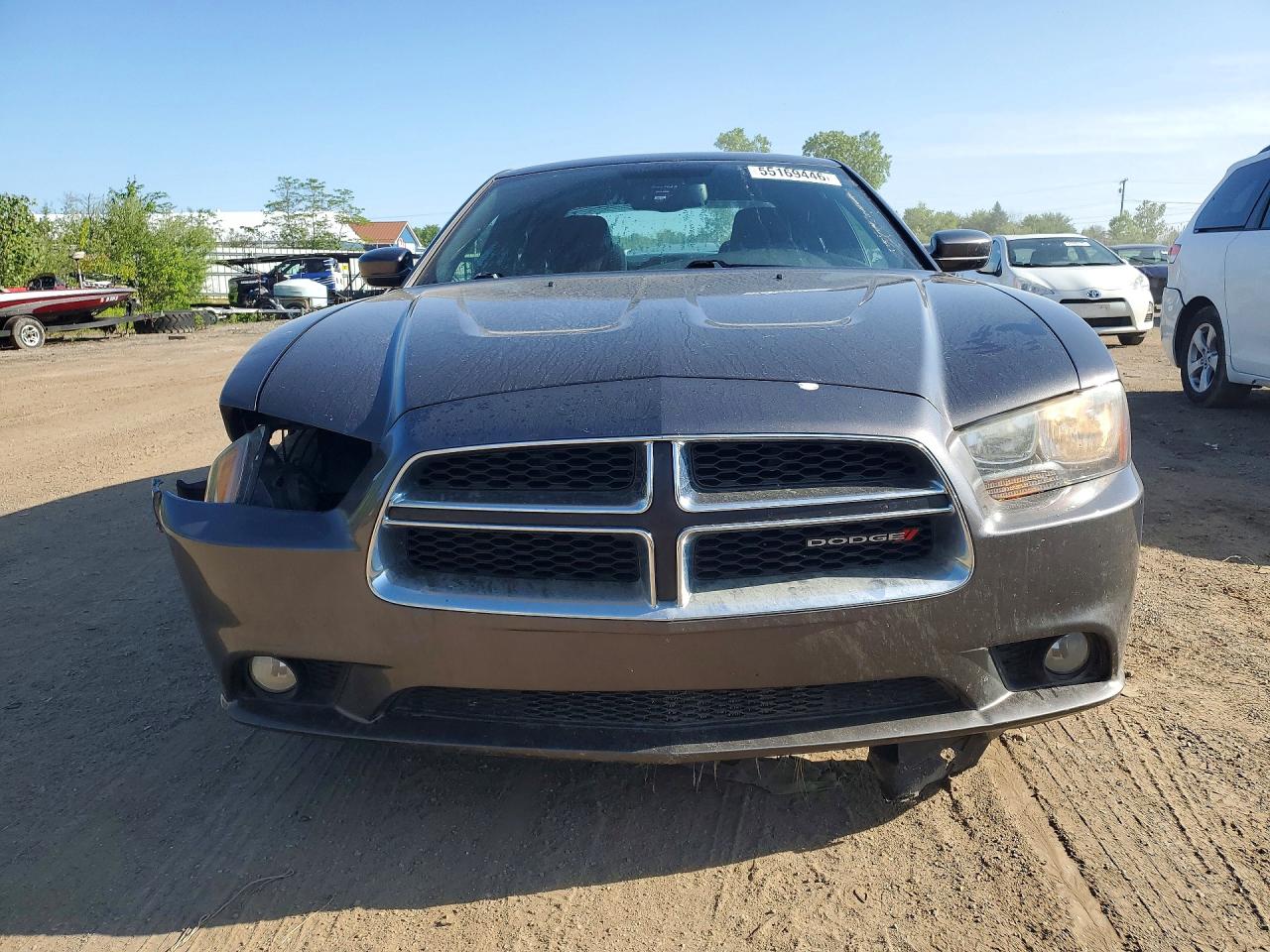 2013 Dodge Charger Sxt Gray vin: 2C3CDXHG2DH571328