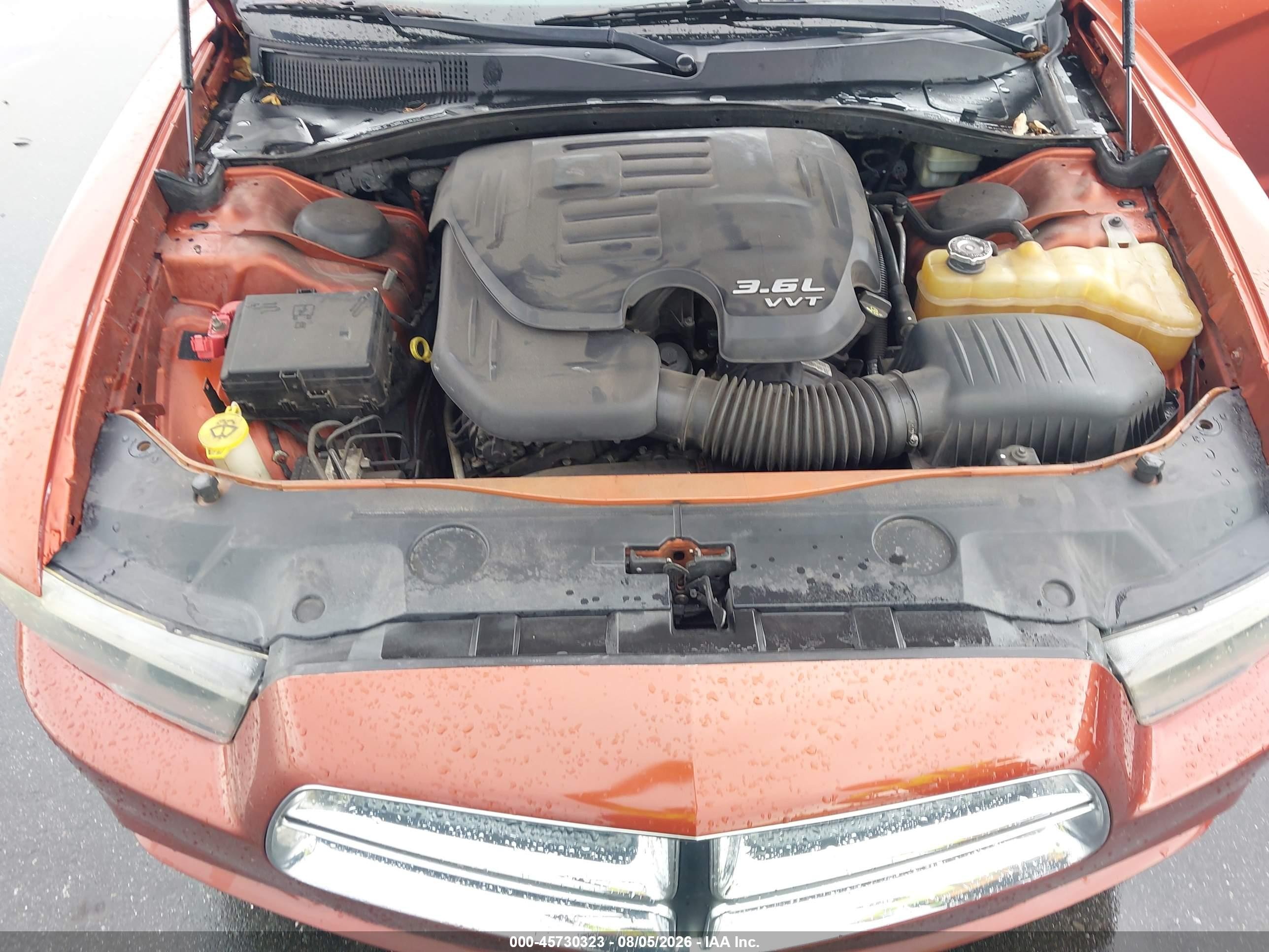 2013 Dodge Charger Sxt Plus Orange vin: 2C3CDXHG2DH575735