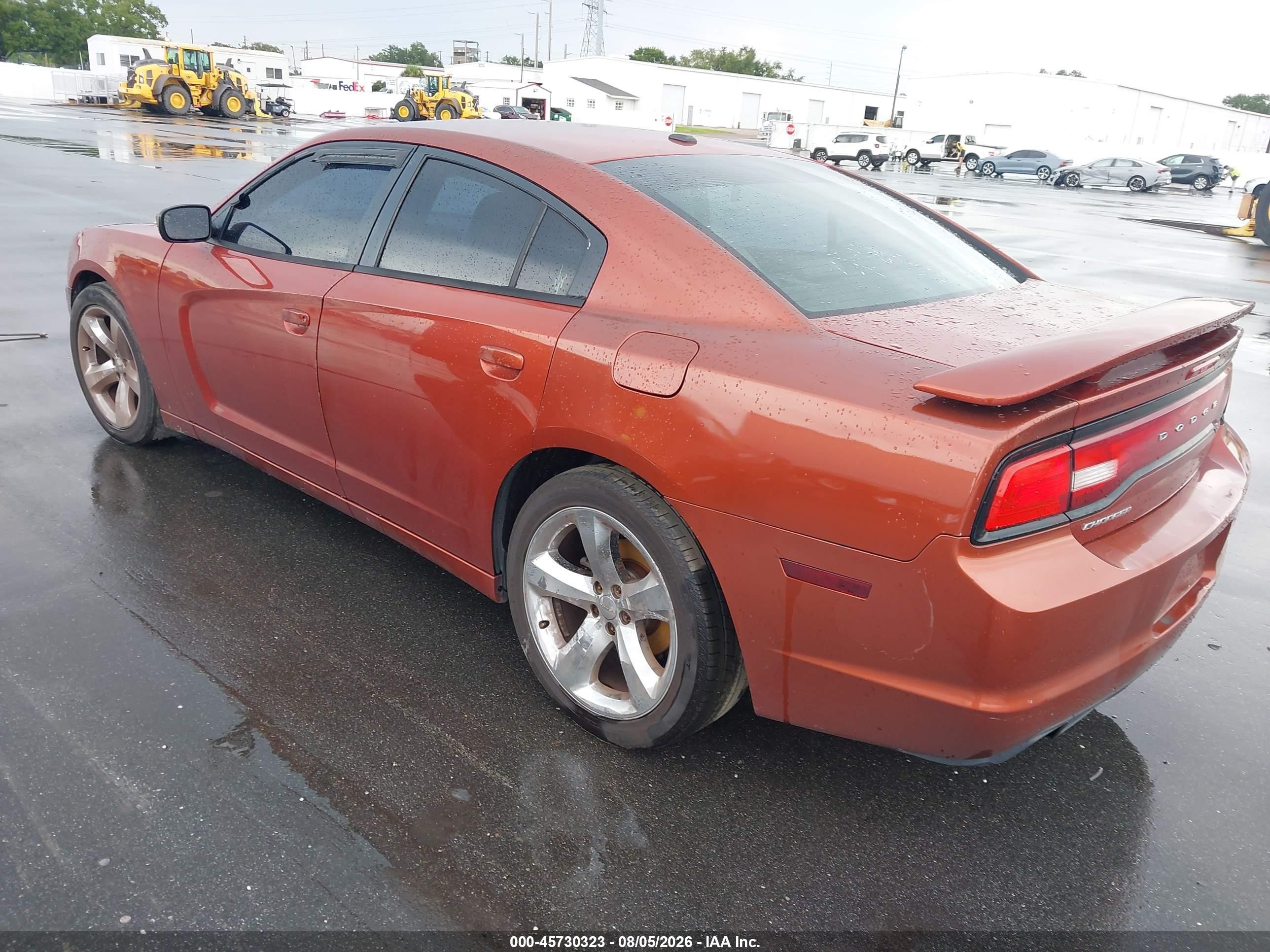 2013 Dodge Charger Sxt Plus Orange vin: 2C3CDXHG2DH575735