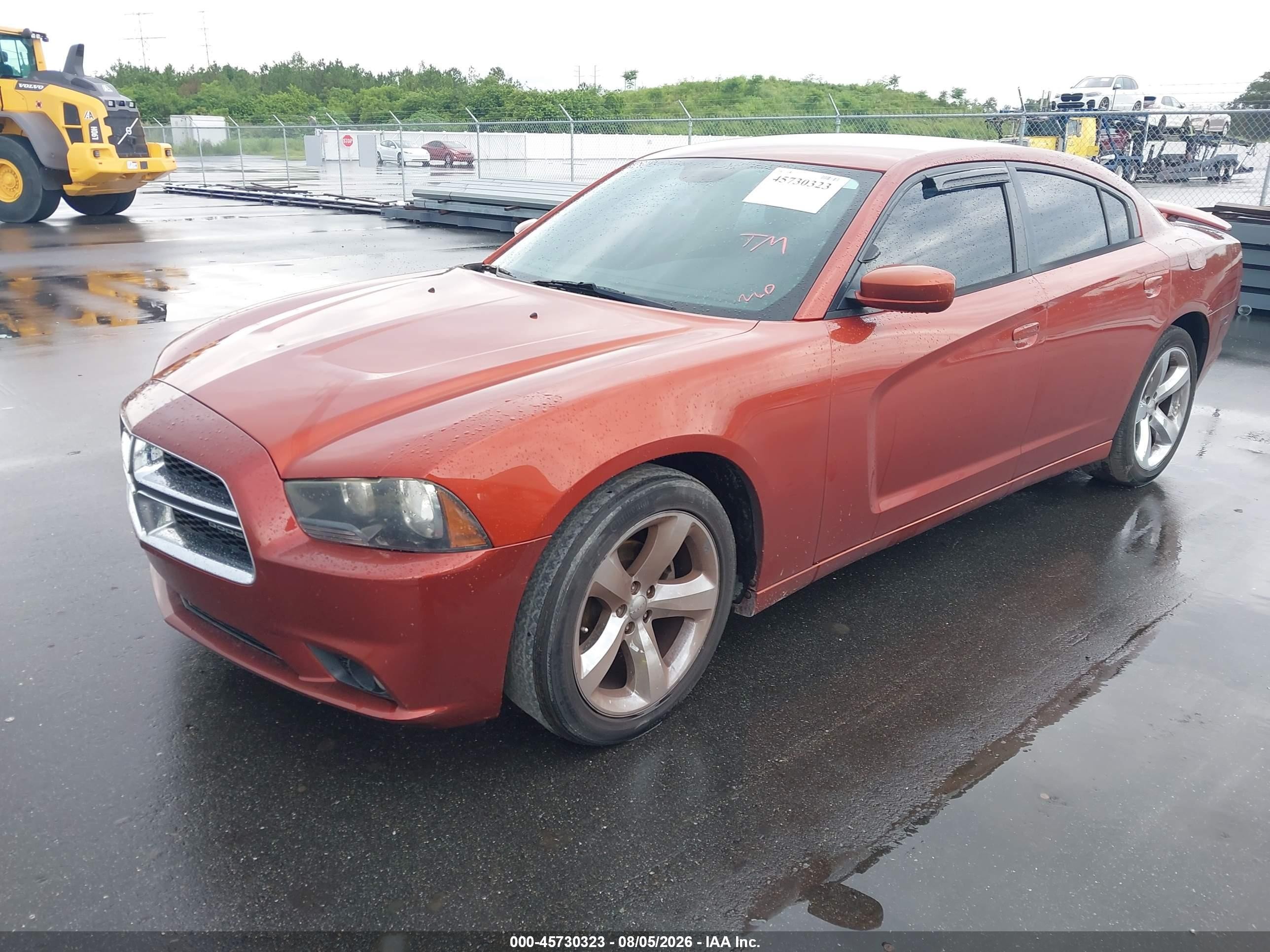2013 Dodge Charger Sxt Plus Orange vin: 2C3CDXHG2DH575735