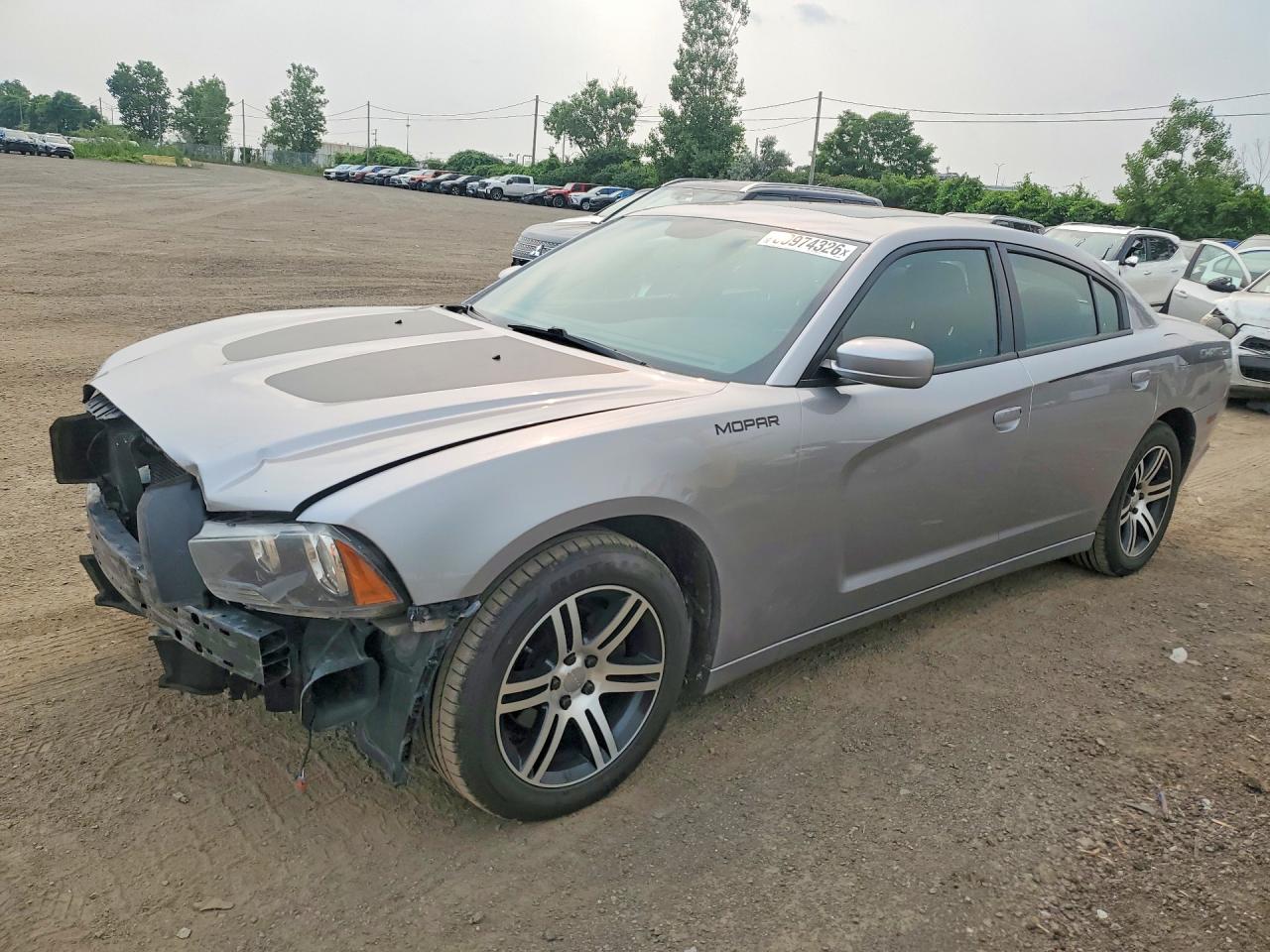 2013 Dodge Charger Sxt Silver vin: 2C3CDXHG2DH635884