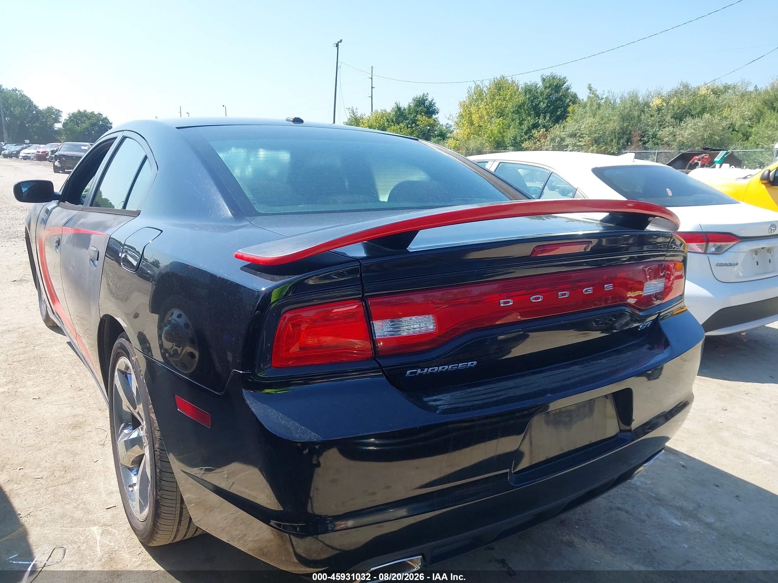 2014 Dodge Charger Sxt Black vin: 2C3CDXHG2EH138089