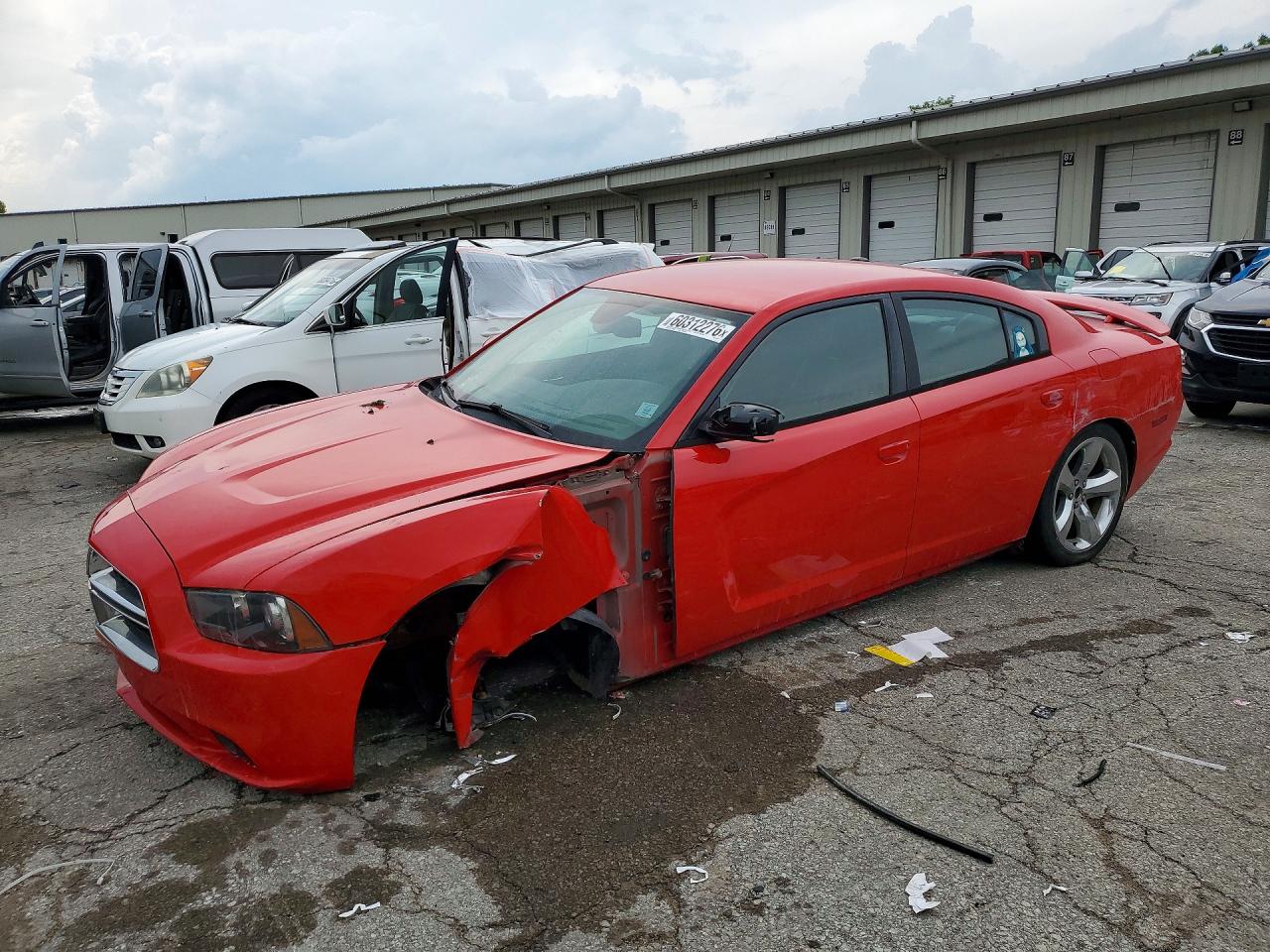 2014 Dodge Charger Sxt Red vin: 2C3CDXHG2EH148377
