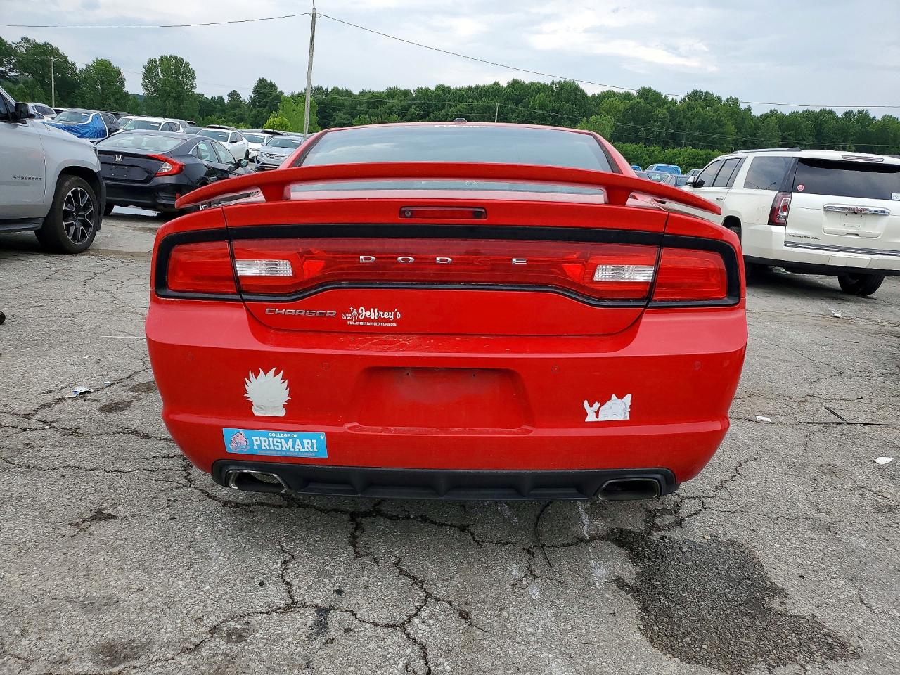 2014 Dodge Charger Sxt Red vin: 2C3CDXHG2EH148377