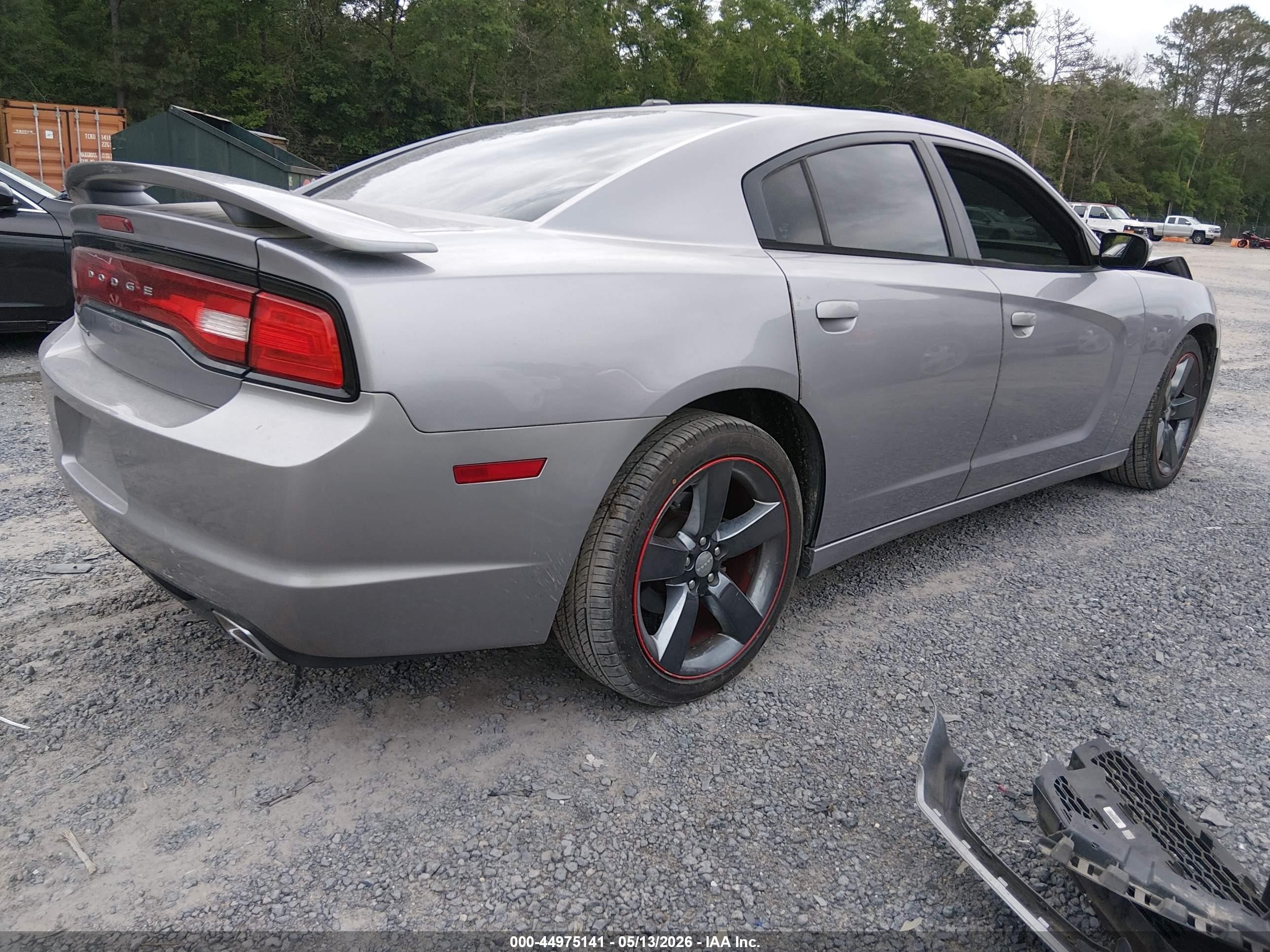 2014 Dodge Charger Sxt Silver vin: 2C3CDXHG2EH206732
