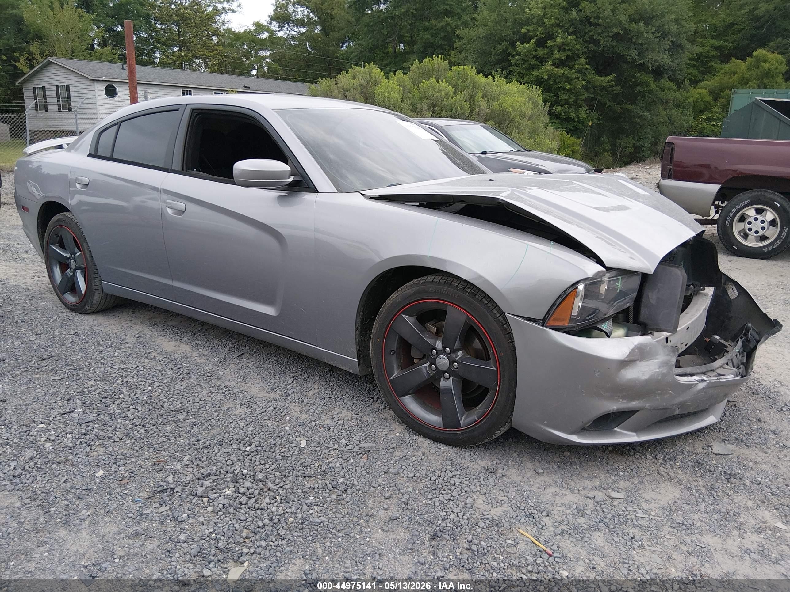 2014 Dodge Charger Sxt Silver vin: 2C3CDXHG2EH206732