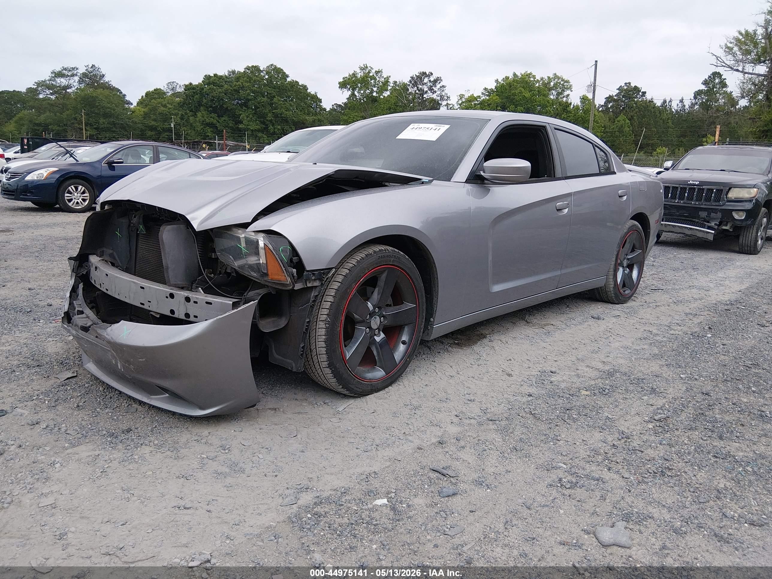 2014 Dodge Charger Sxt Silver vin: 2C3CDXHG2EH206732