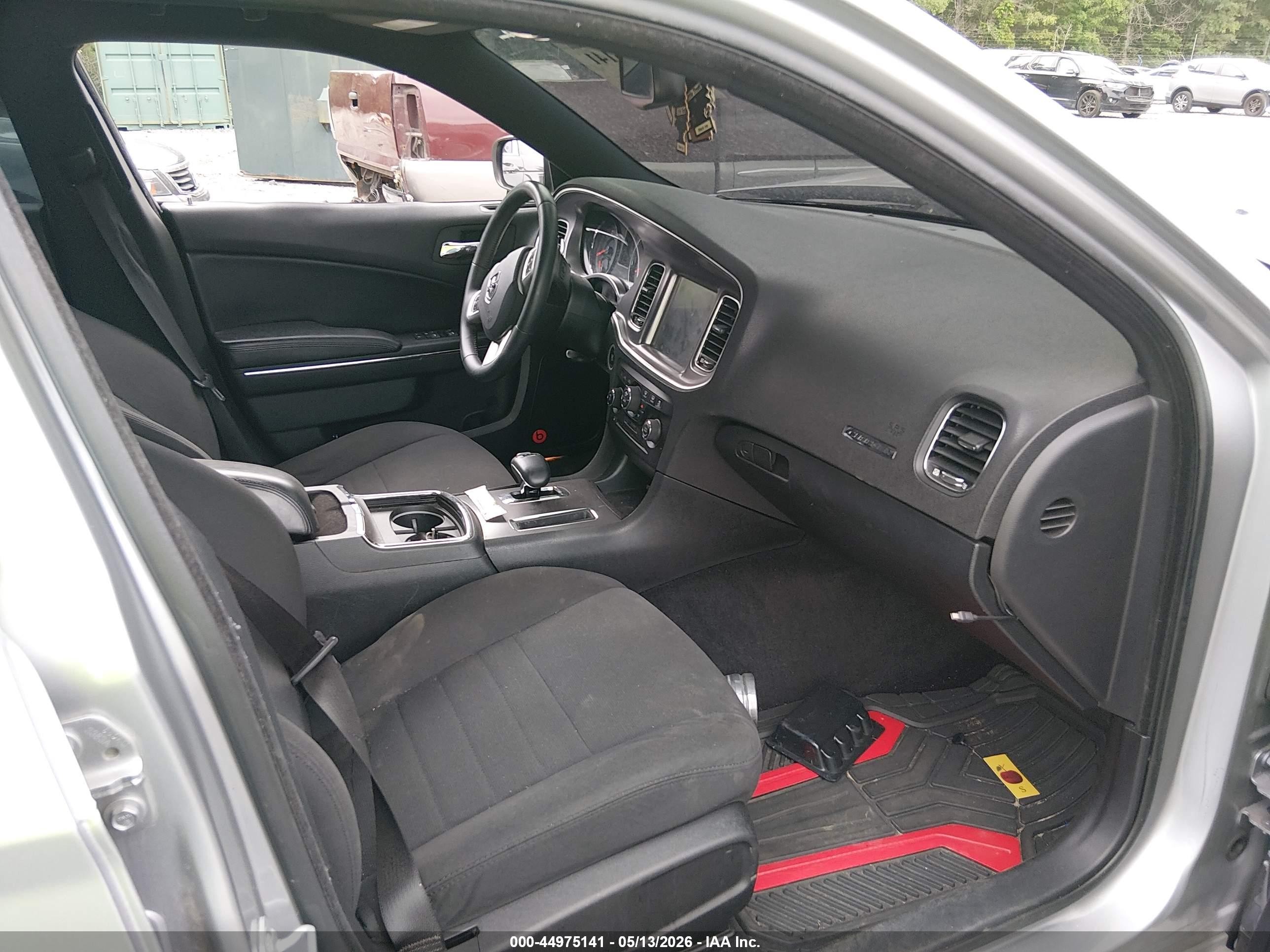 2014 Dodge Charger Sxt Silver vin: 2C3CDXHG2EH206732