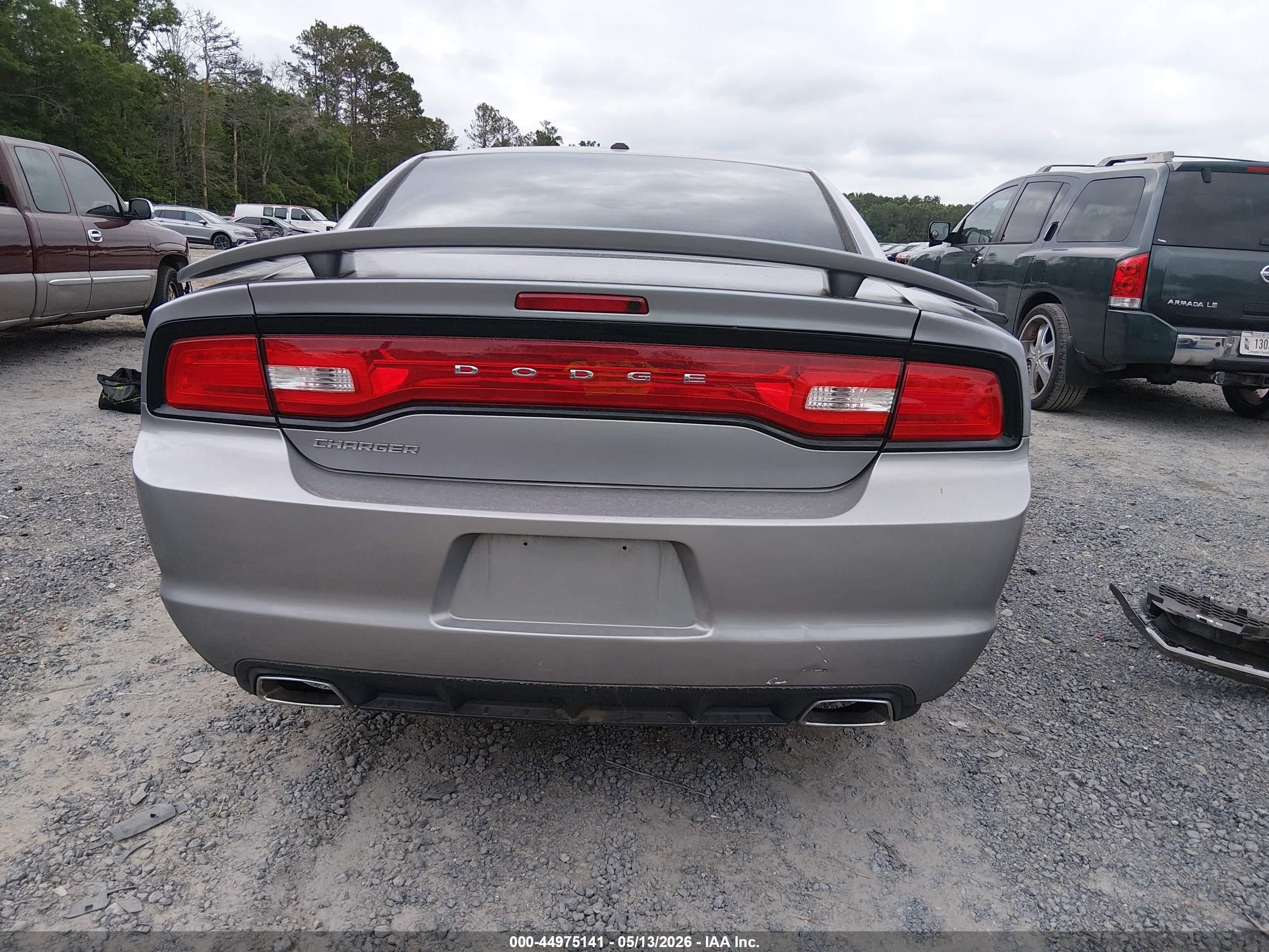 2014 Dodge Charger Sxt Silver vin: 2C3CDXHG2EH206732