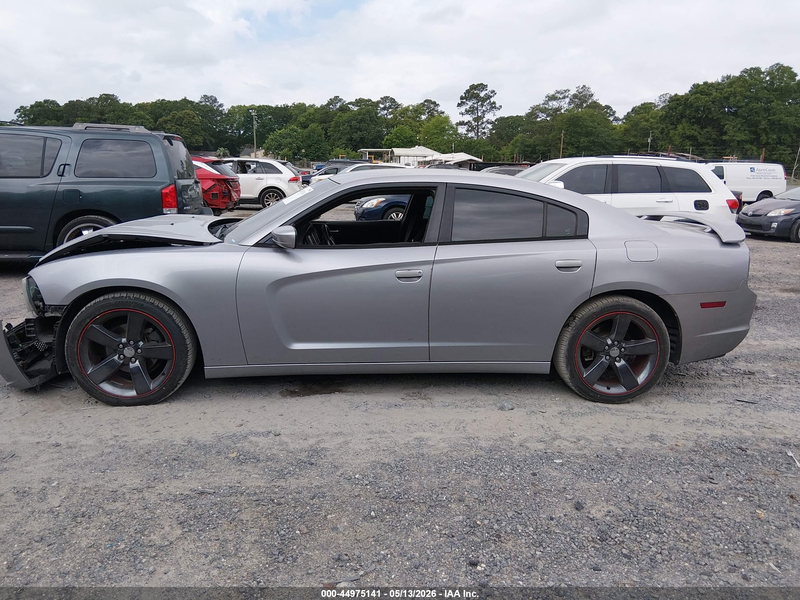 2014 Dodge Charger Sxt Silver vin: 2C3CDXHG2EH206732
