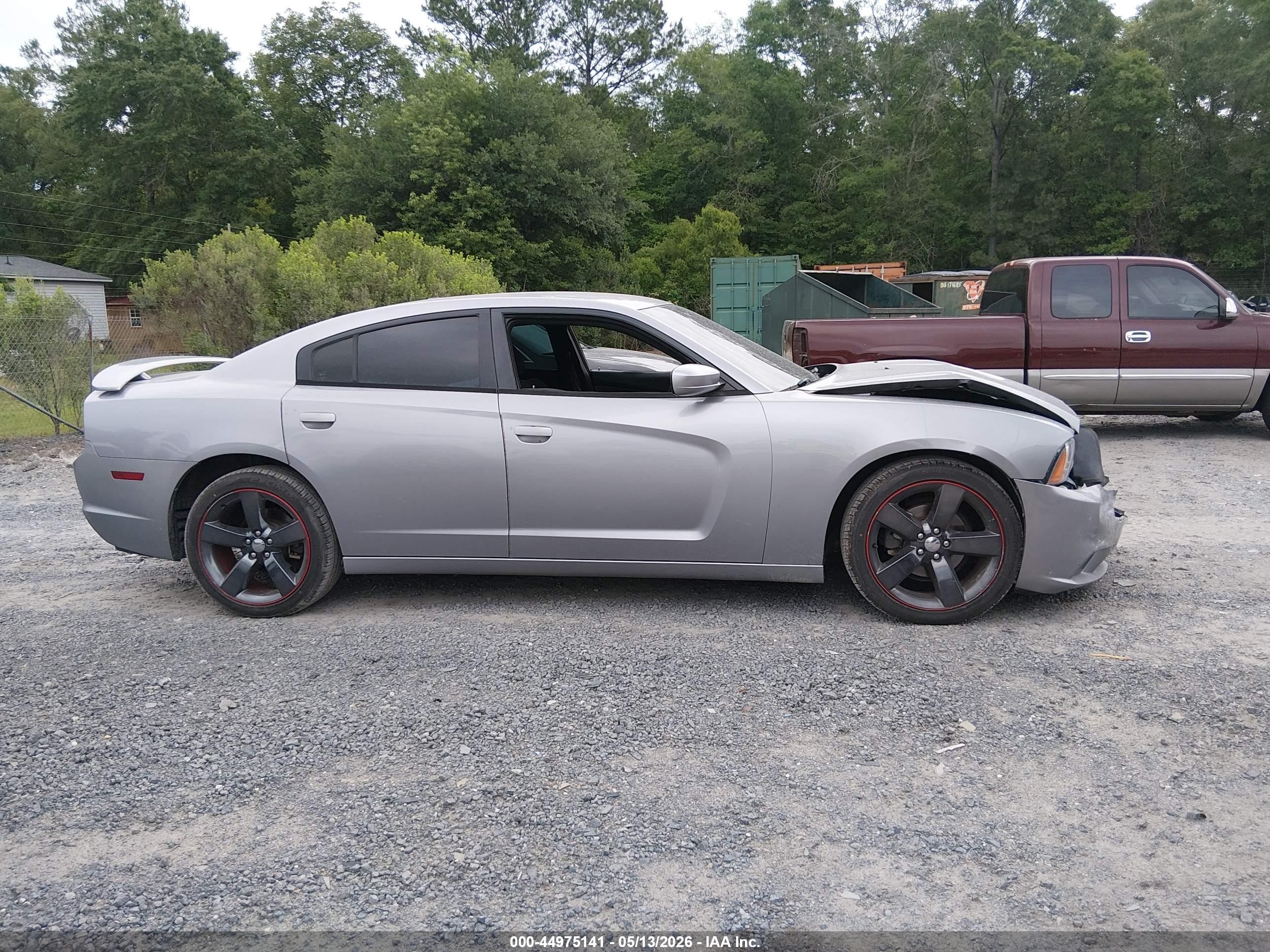 2014 Dodge Charger Sxt Silver vin: 2C3CDXHG2EH206732