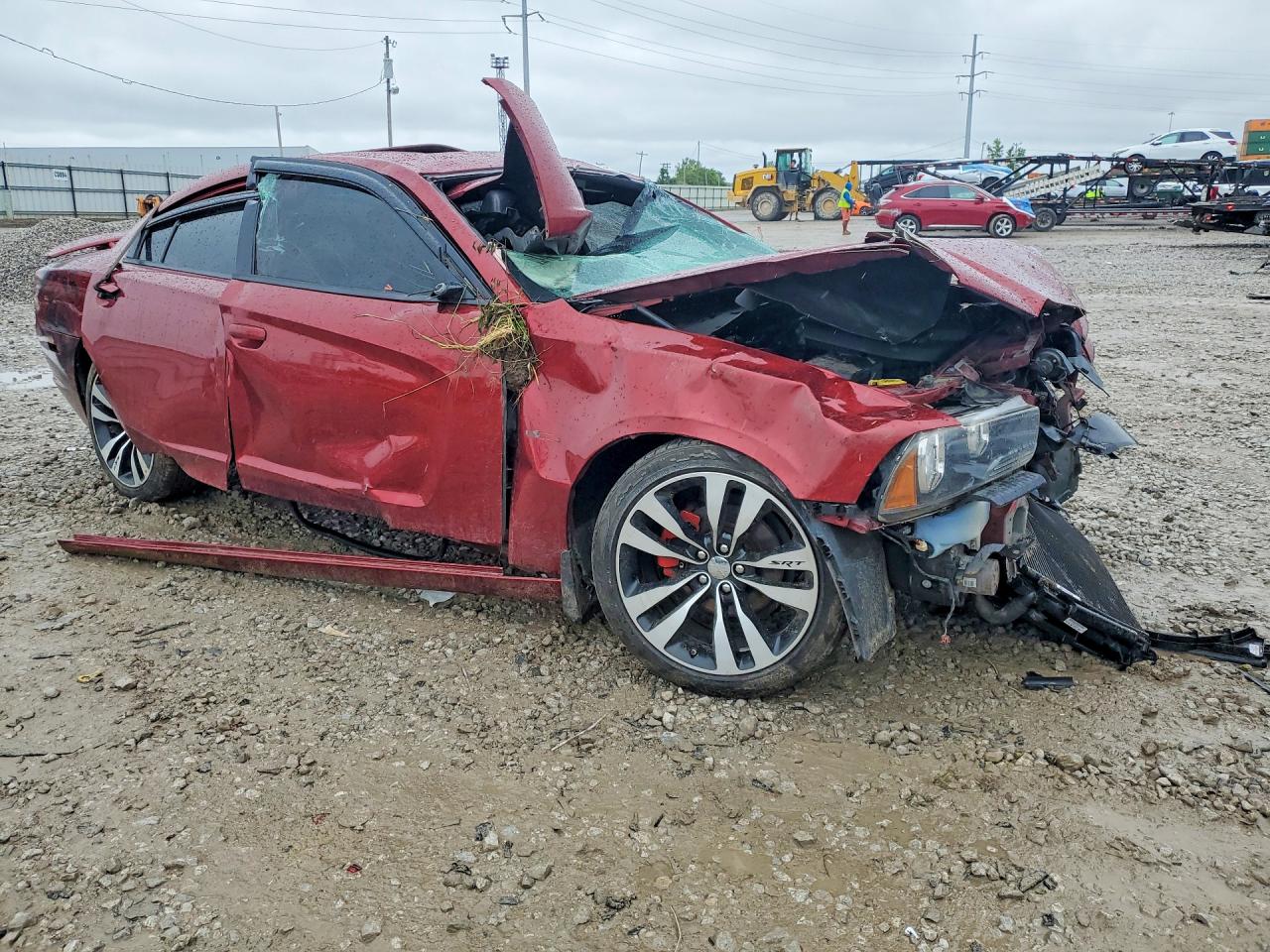 2014 Dodge Charger Sxt Burgundy vin: 2C3CDXHG2EH219187